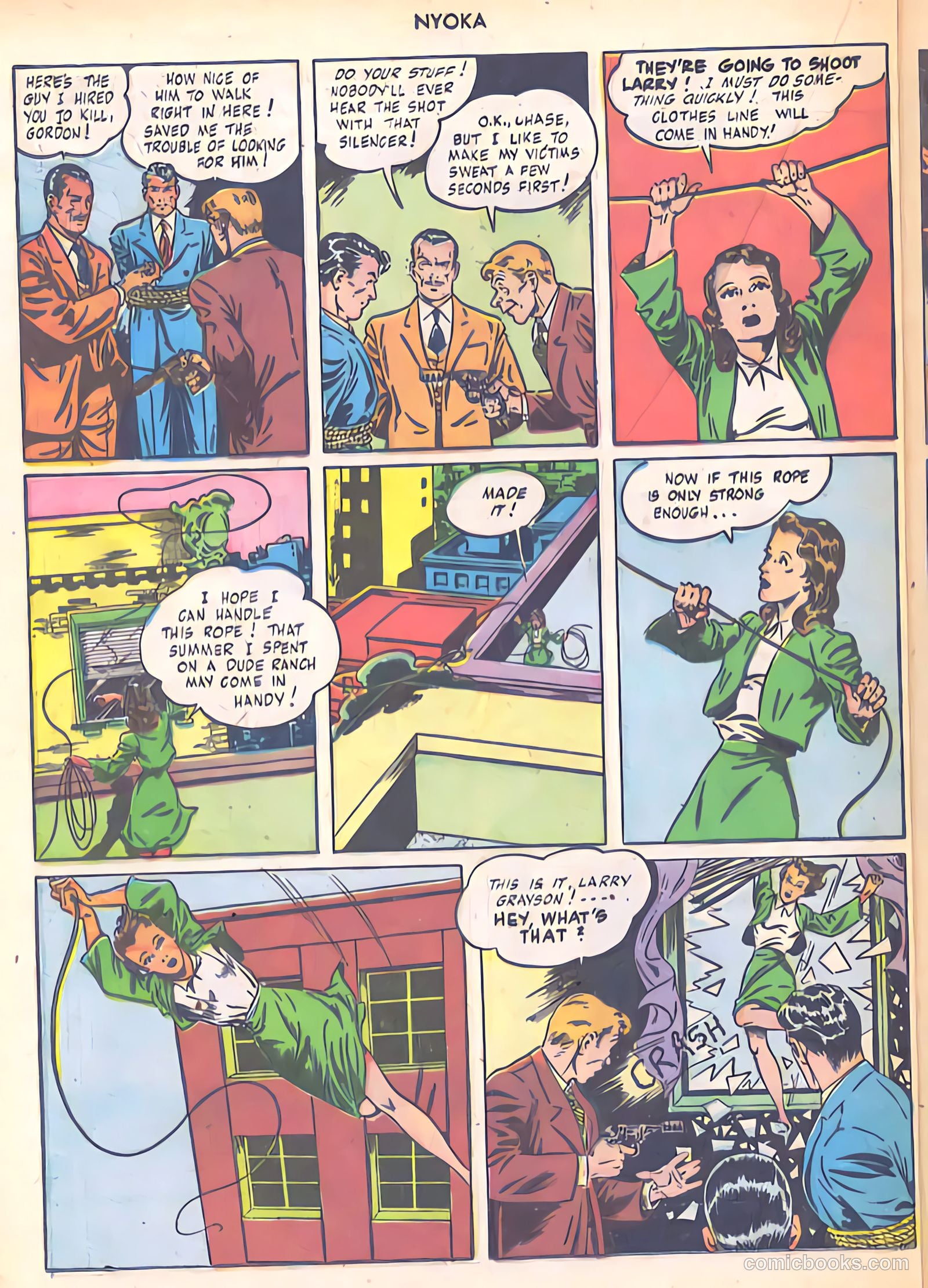 Nyoka the Jungle Girl #5 (1947) — page 34 of 52