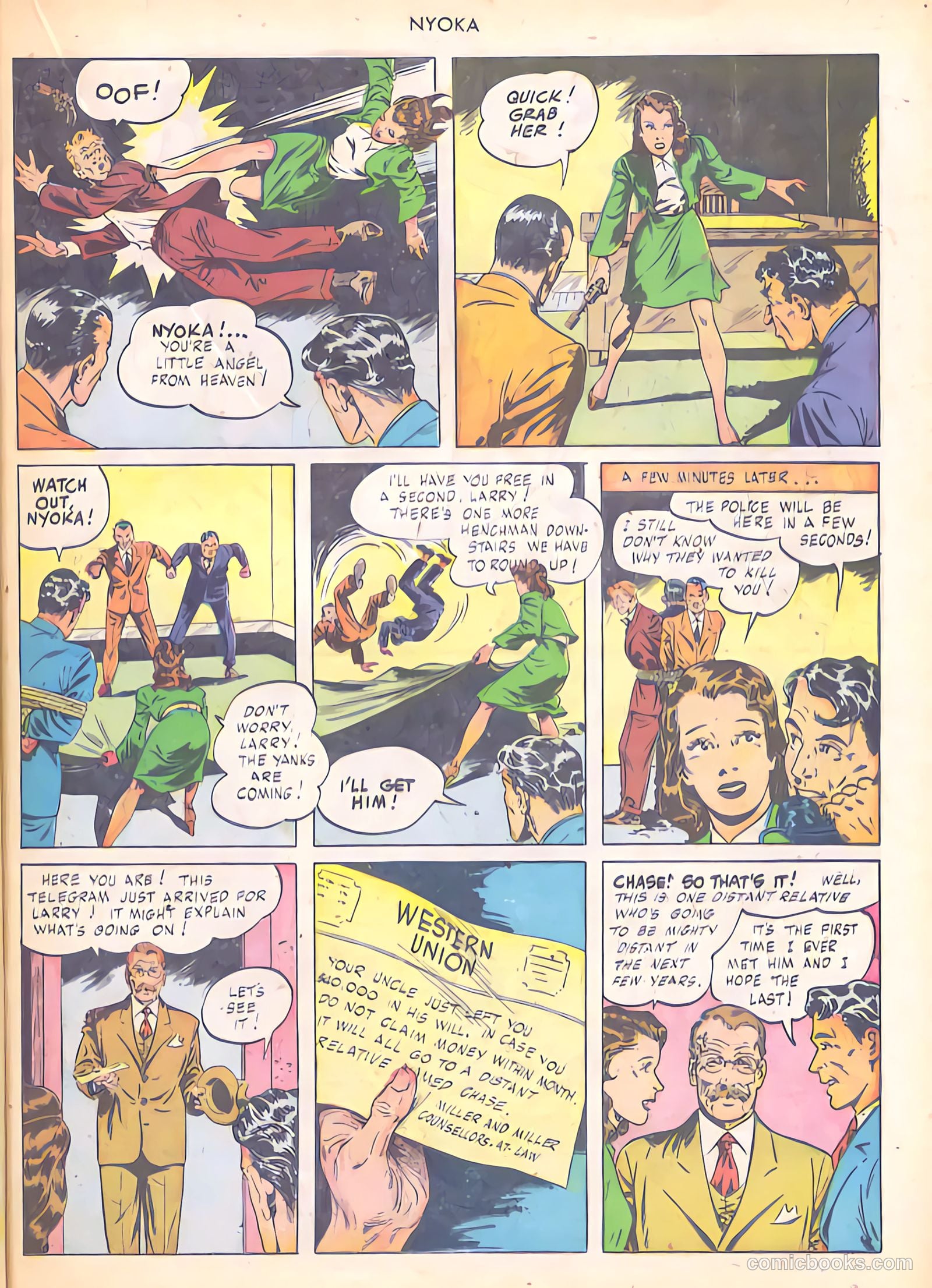Nyoka the Jungle Girl #5 (1947) — page 35 of 52