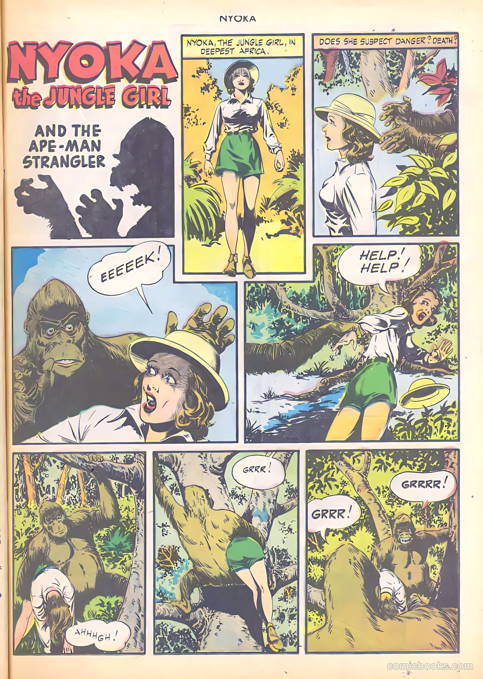 Nyoka the Jungle Girl #5 (1947) — page 37 of 52