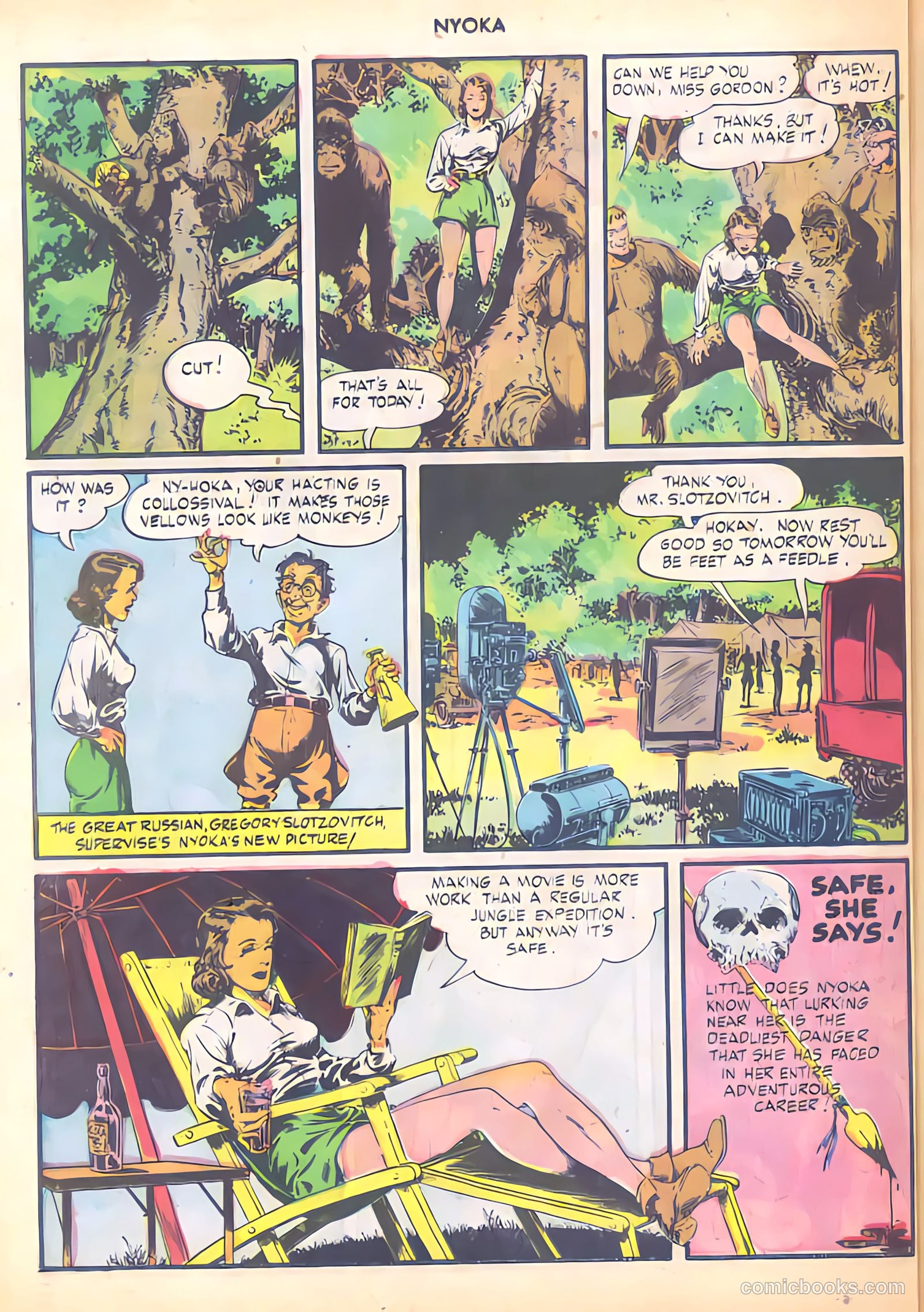 Nyoka the Jungle Girl #5 (1947) — page 38 of 52