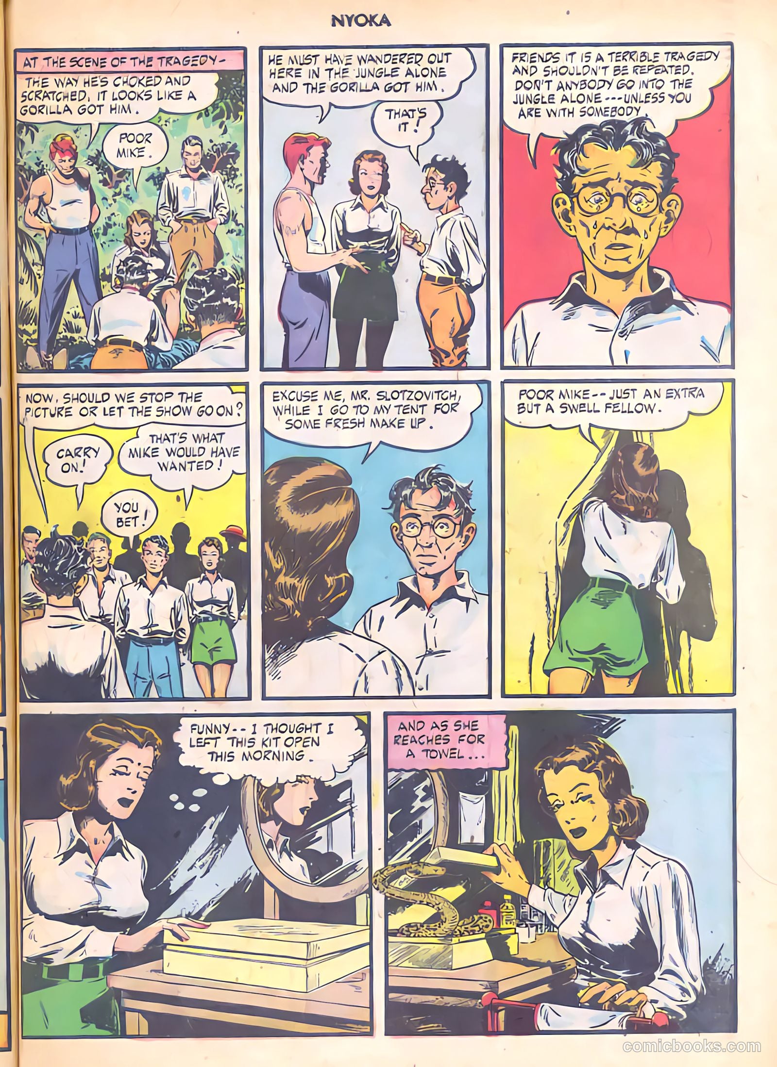 Nyoka the Jungle Girl #5 (1947) — page 45 of 52