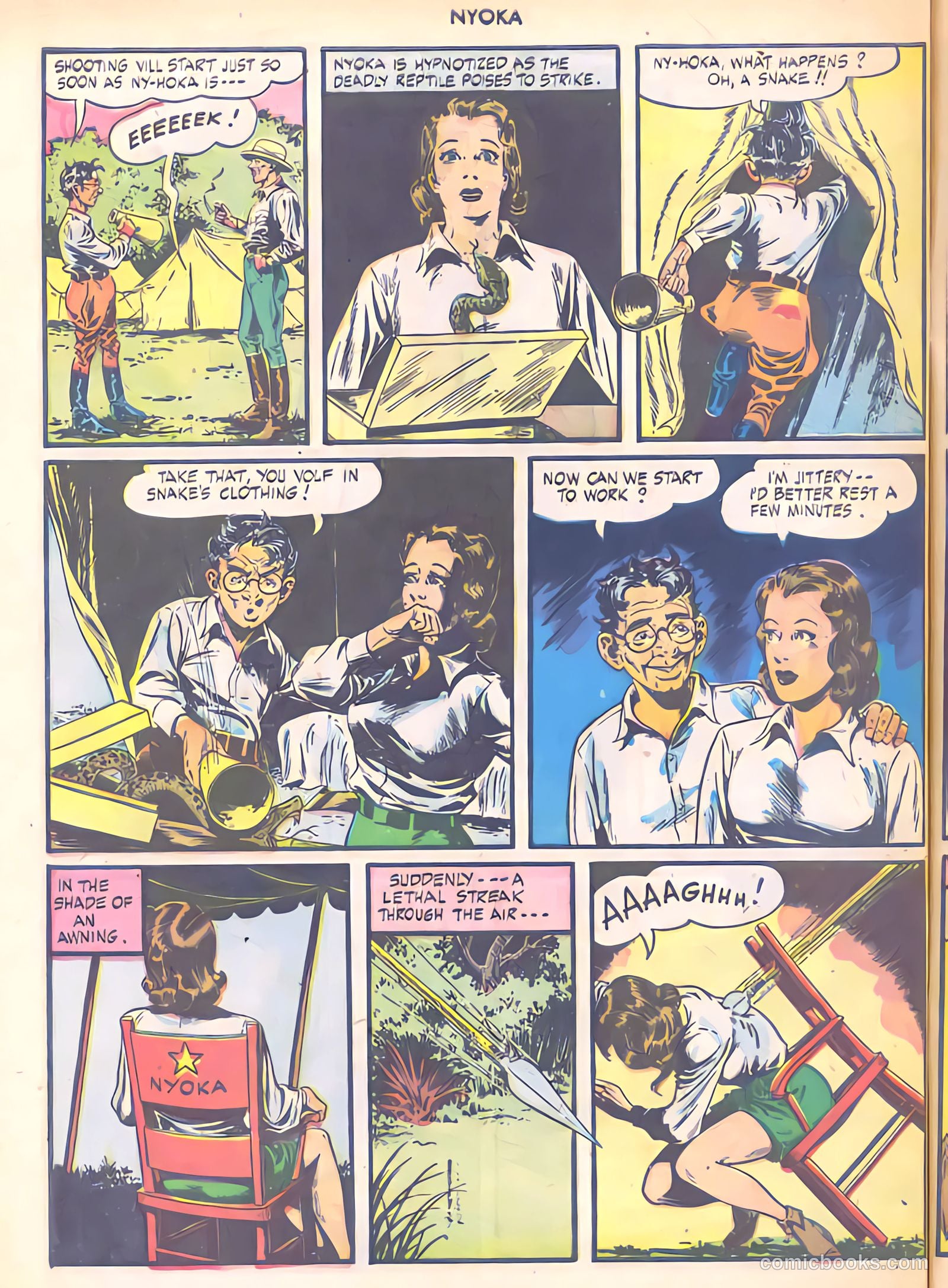 Nyoka the Jungle Girl #5 (1947) — page 46 of 52
