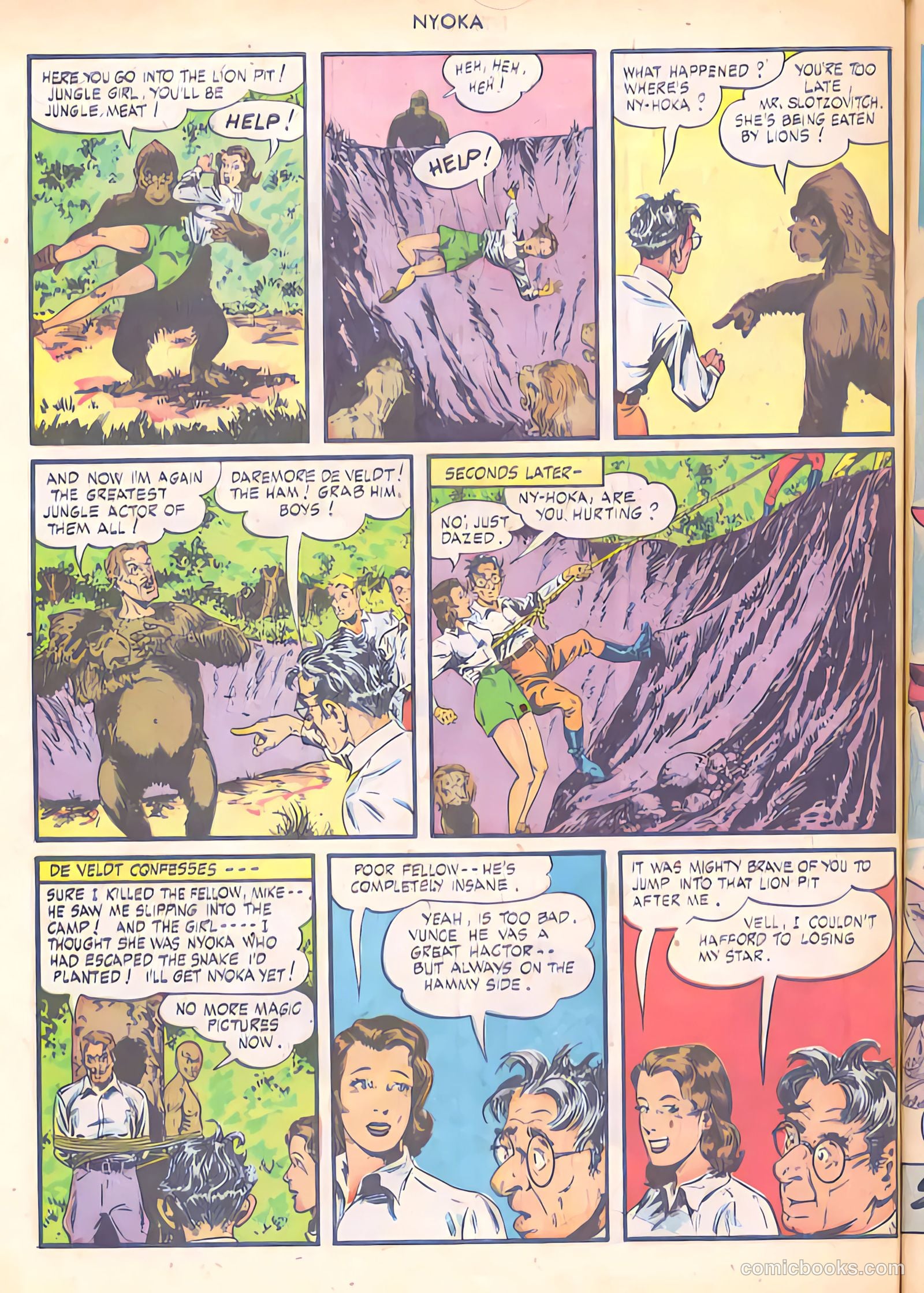 Nyoka the Jungle Girl #5 (1947) — page 48 of 52