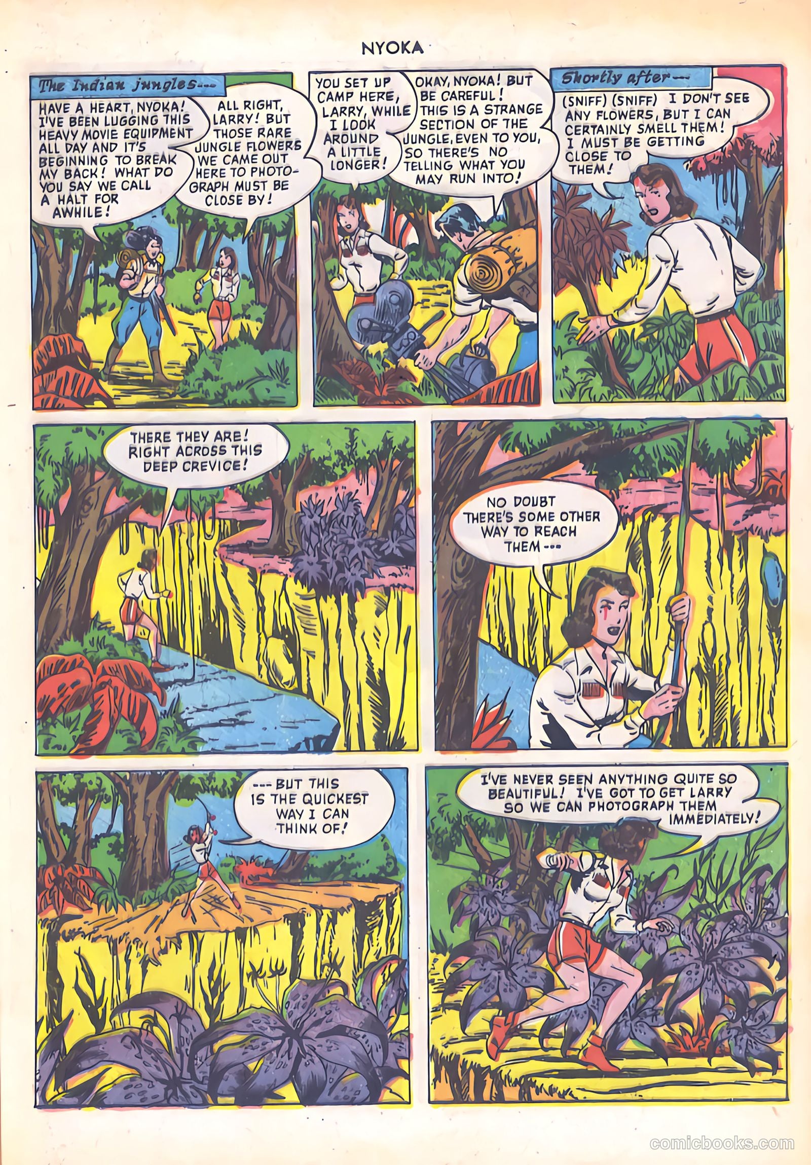 Nyoka the Jungle Girl #50 (1950) — page 5 of 52
