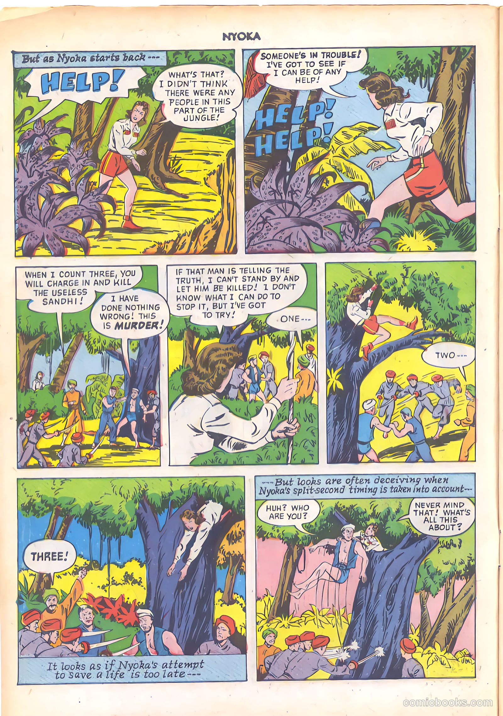 Nyoka the Jungle Girl #50 (1950) — page 6 of 52