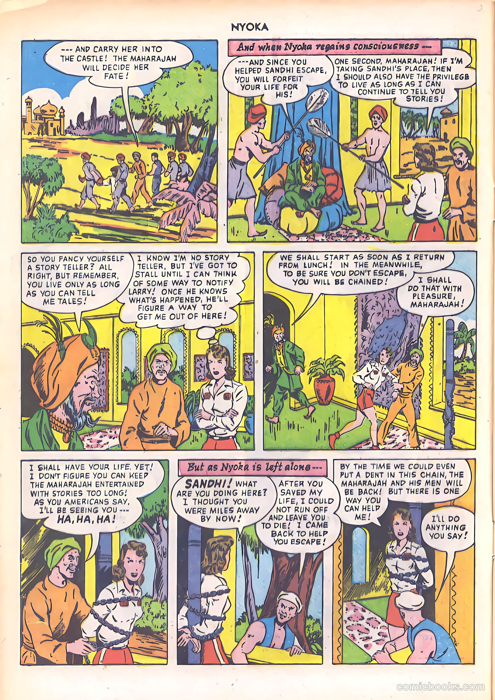 Nyoka the Jungle Girl #50 (1950) — page 8 of 52