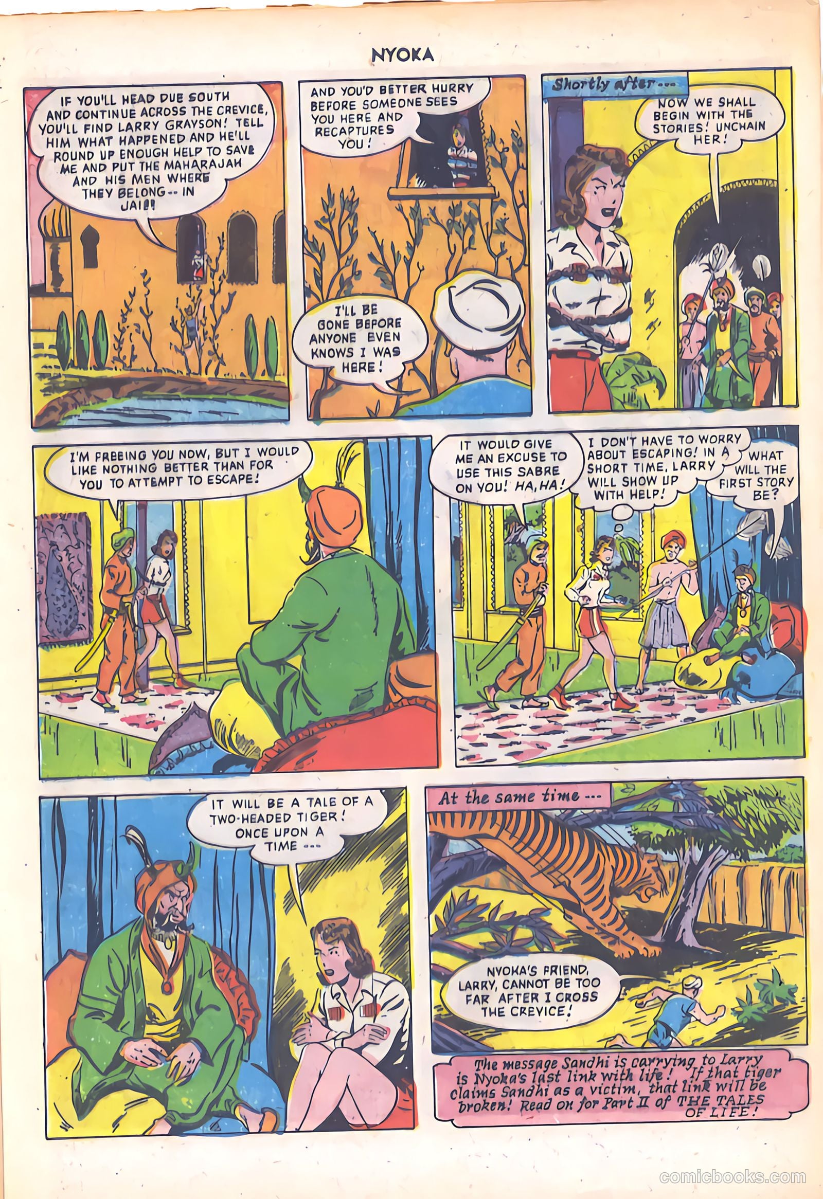 Nyoka the Jungle Girl #50 (1950) — page 9 of 52