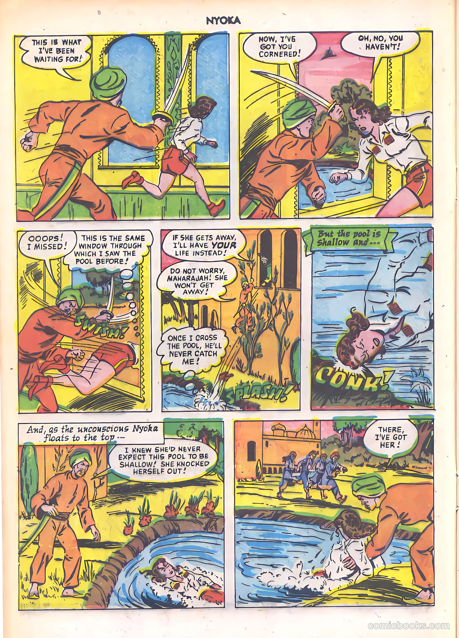 Nyoka the Jungle Girl #50 (1950) — page 12 of 52