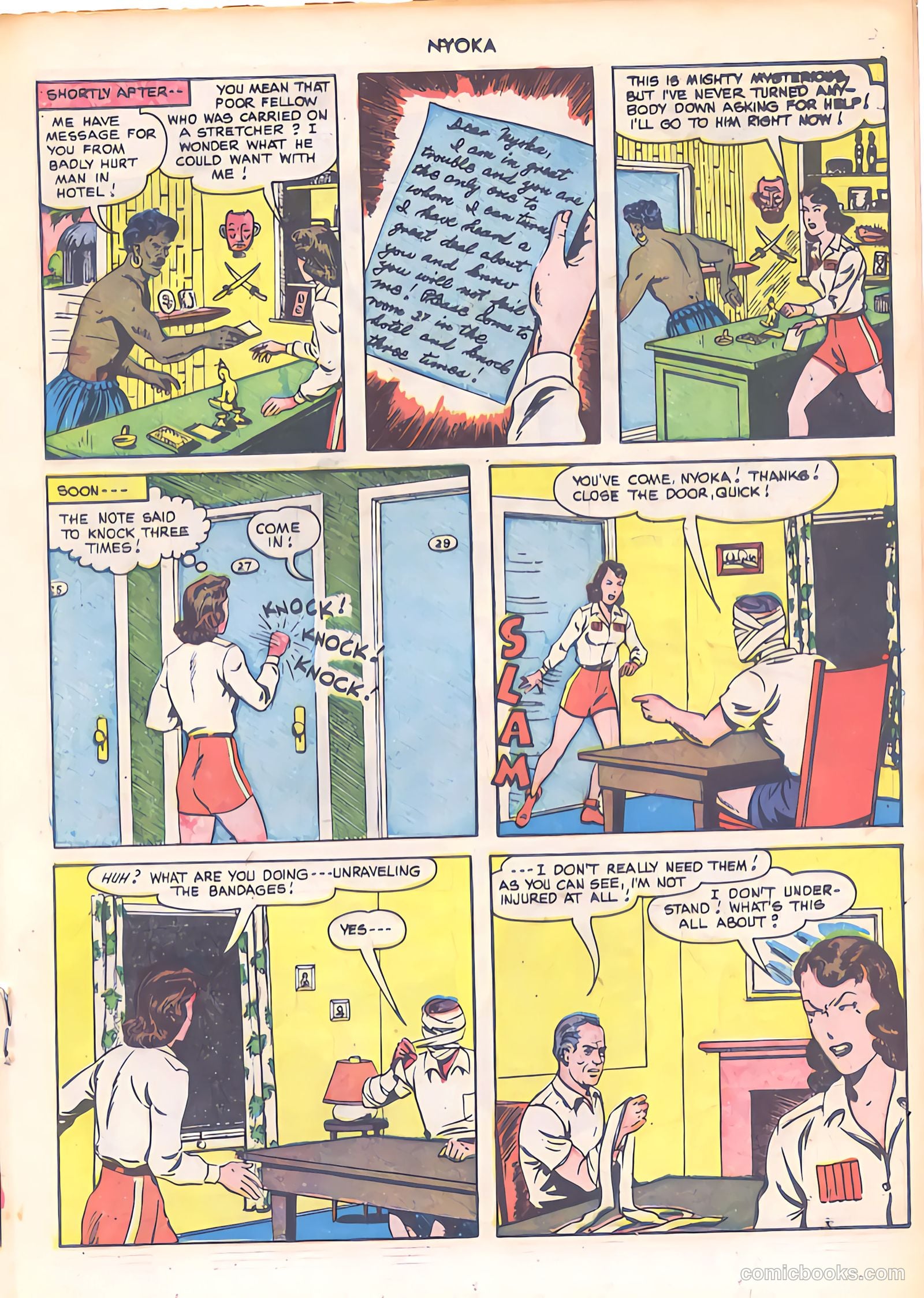 Nyoka the Jungle Girl #50 (1950) — page 27 of 52