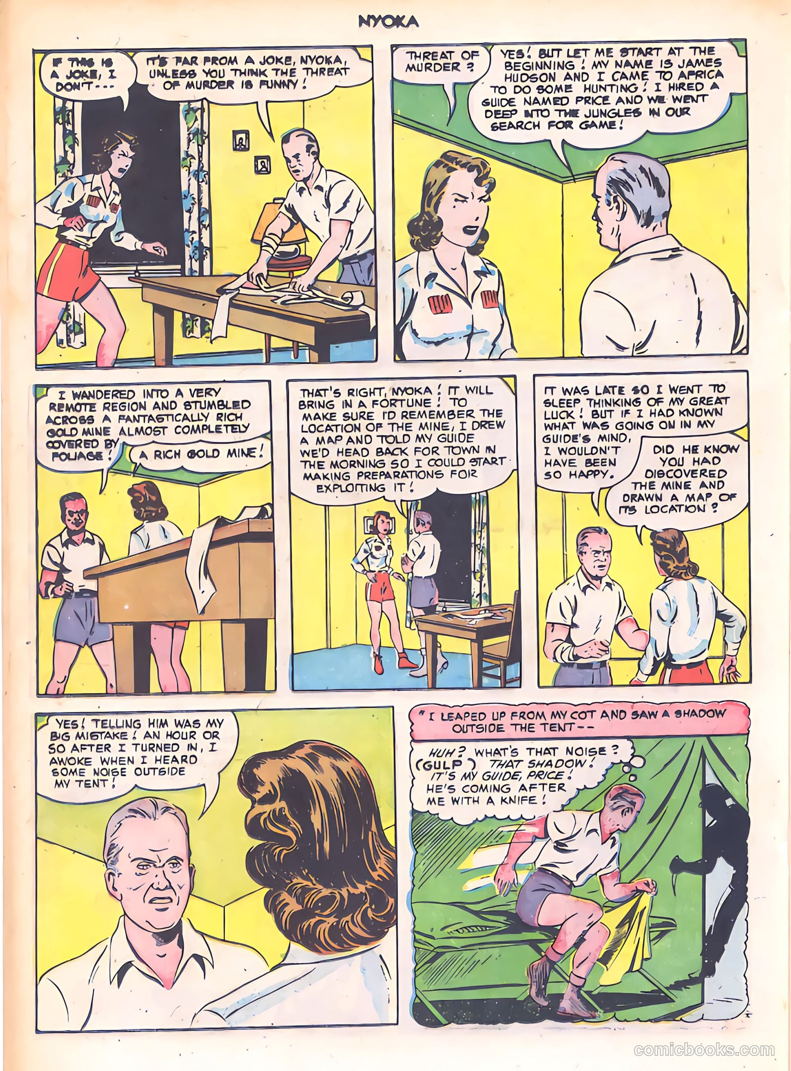 Nyoka the Jungle Girl #50 (1950) — page 28 of 52