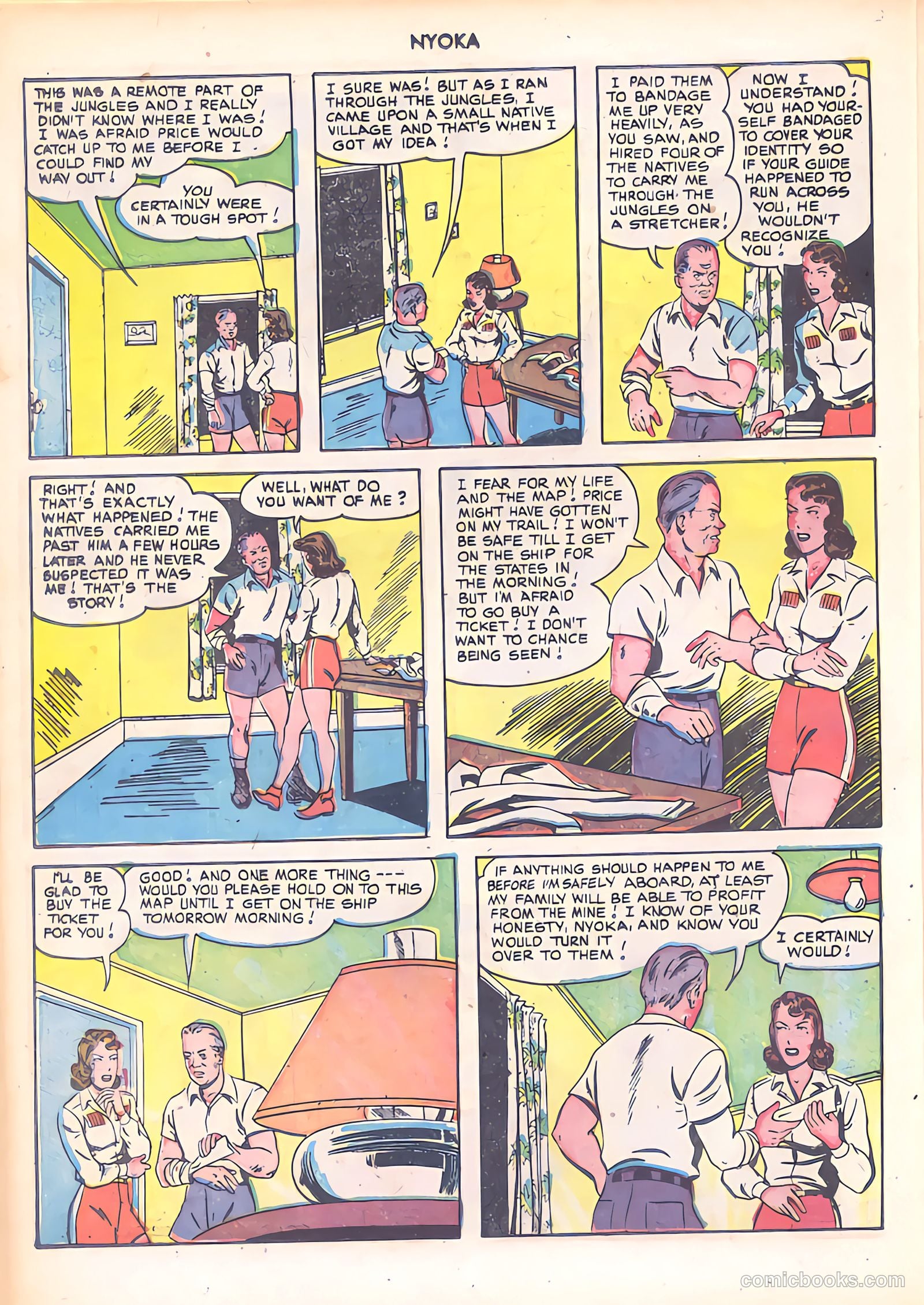 Nyoka the Jungle Girl #50 (1950) — page 30 of 52