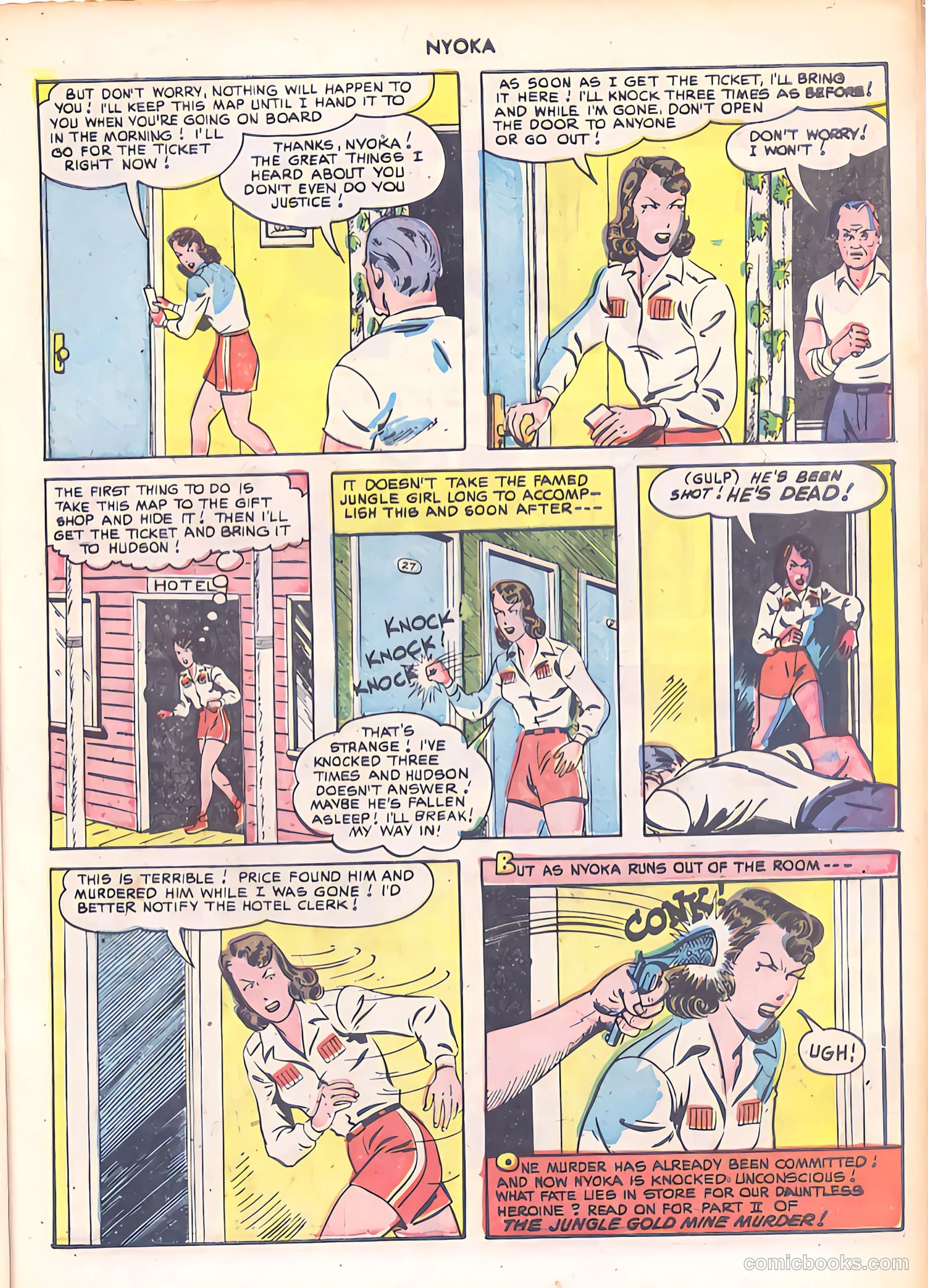 Nyoka the Jungle Girl #50 (1950) — page 31 of 52