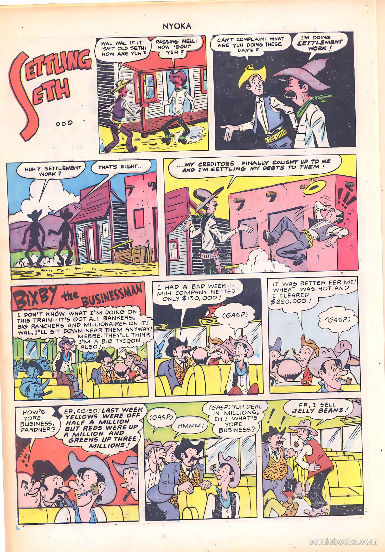 Nyoka the Jungle Girl #50 (1950) — page 32 of 52