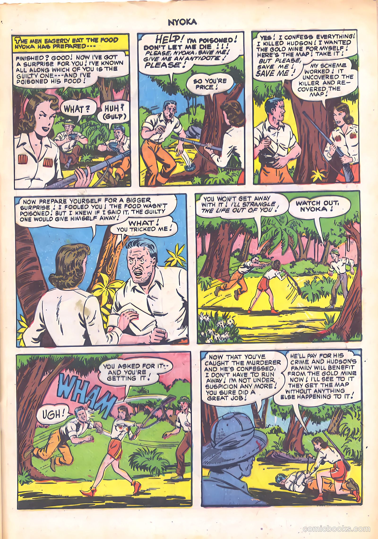 Nyoka the Jungle Girl #50 (1950) — page 49 of 52