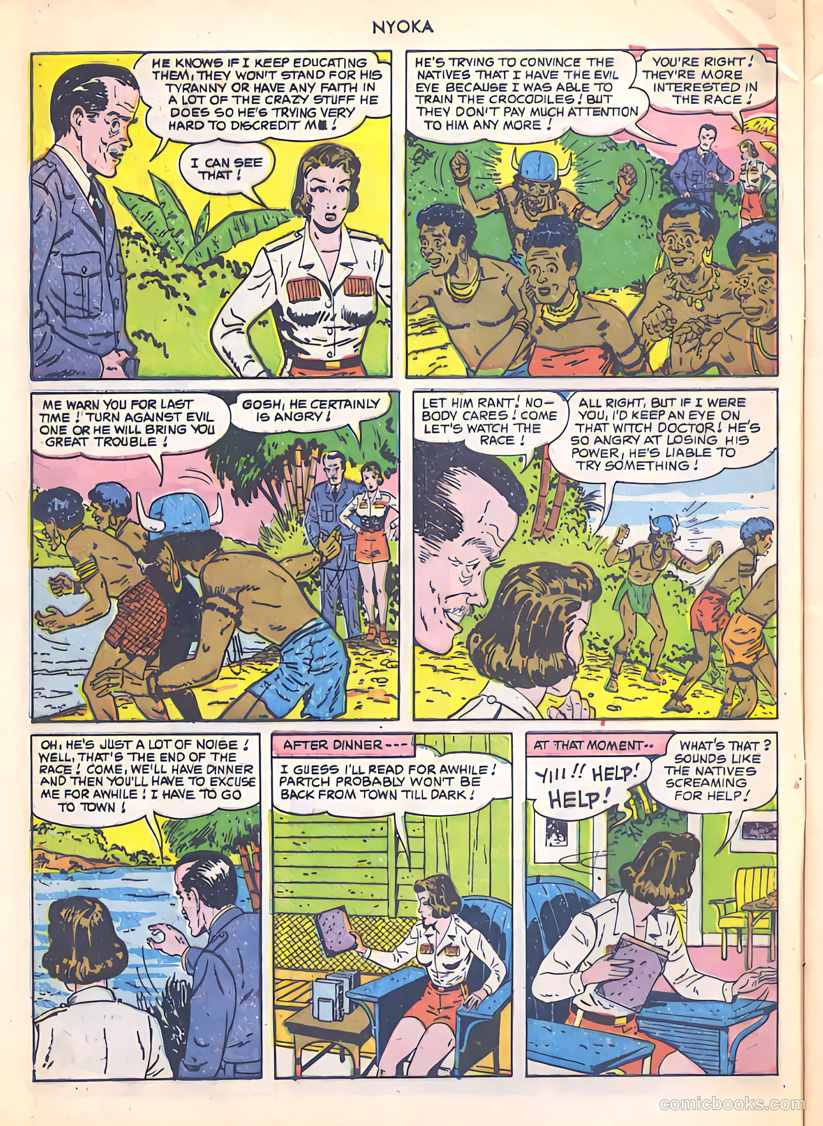 Nyoka the Jungle Girl #51 (1950) — page 8 of 52