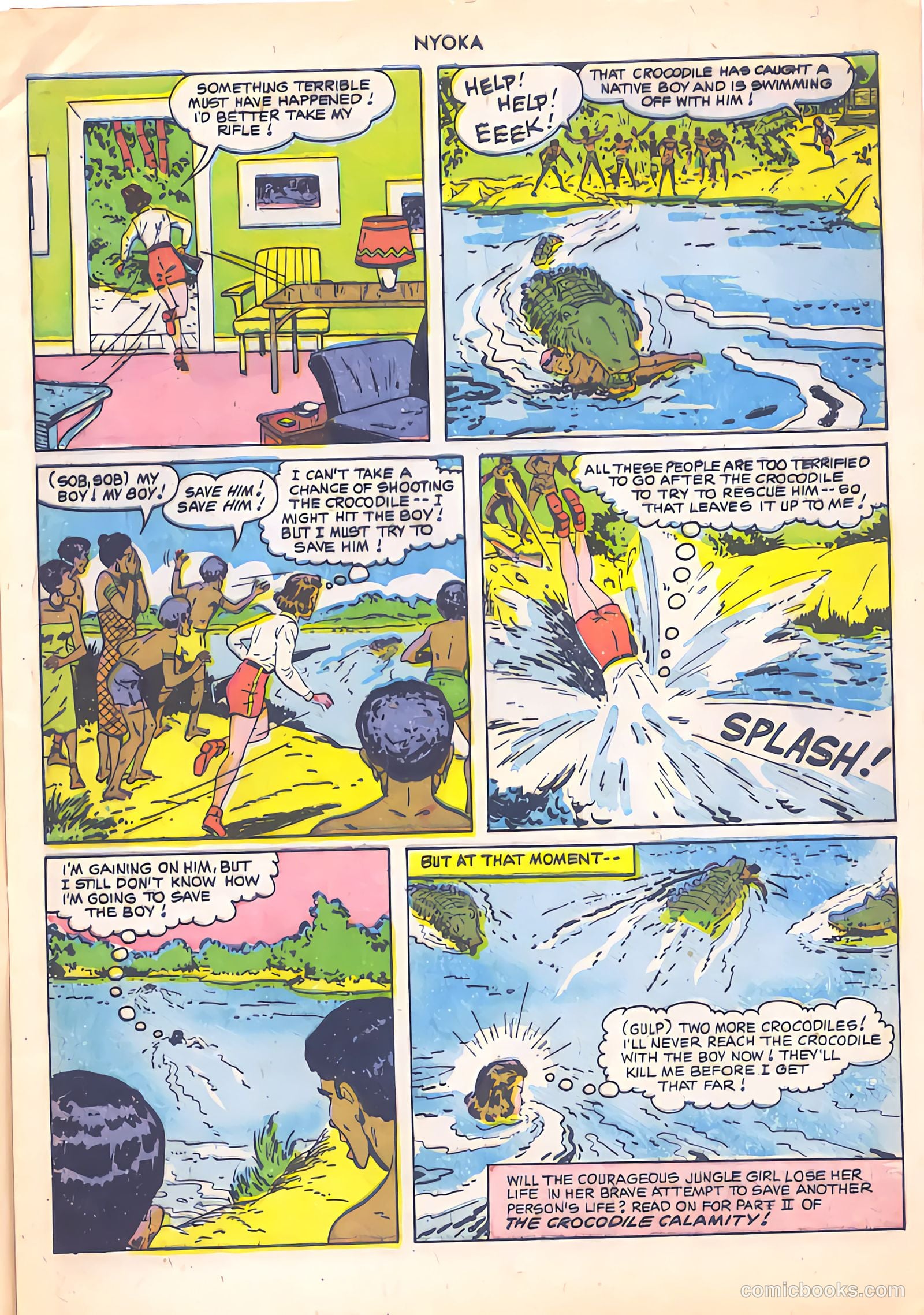 Nyoka the Jungle Girl #51 (1950) — page 9 of 52