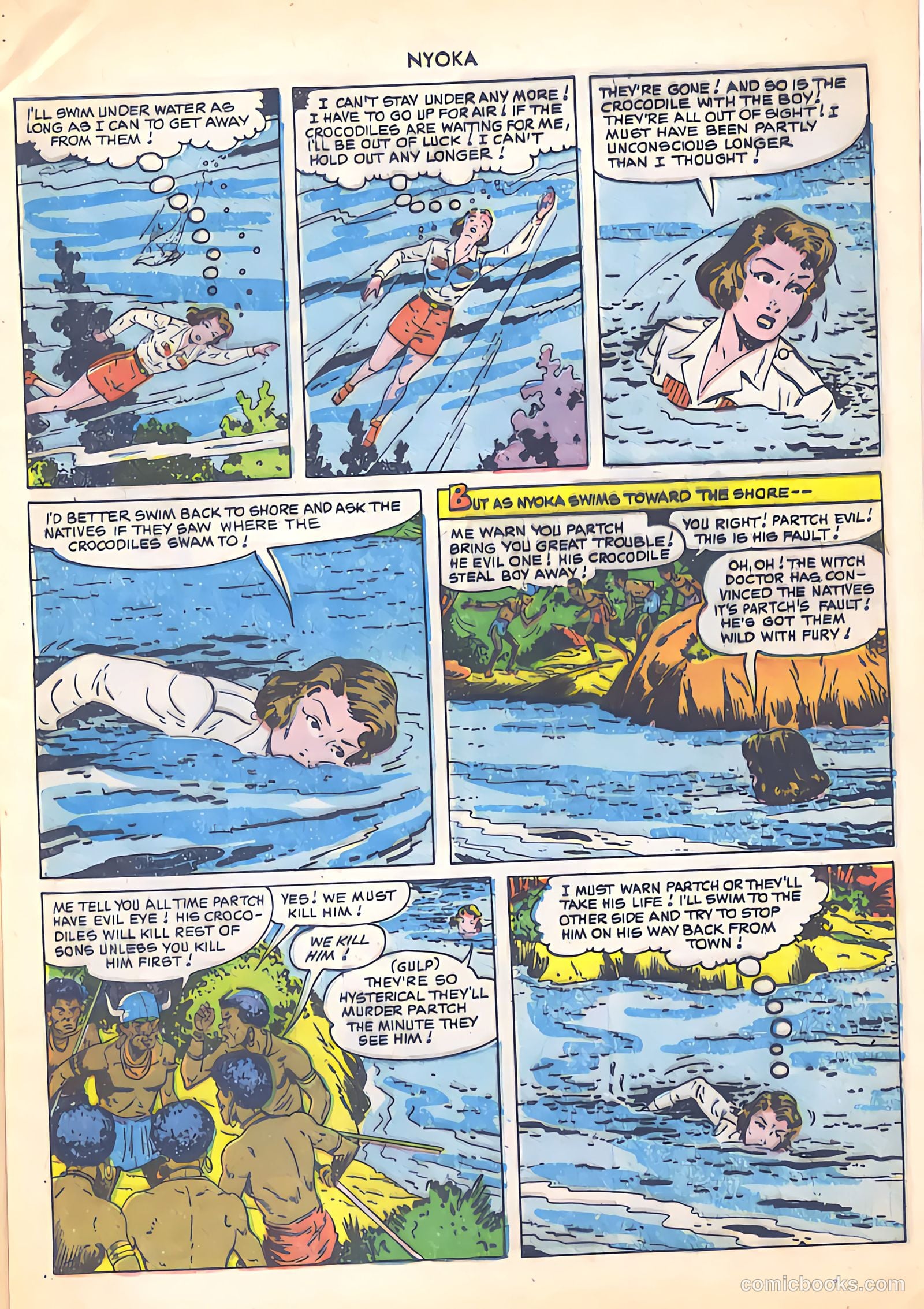 Nyoka the Jungle Girl #51 (1950) — page 13 of 52