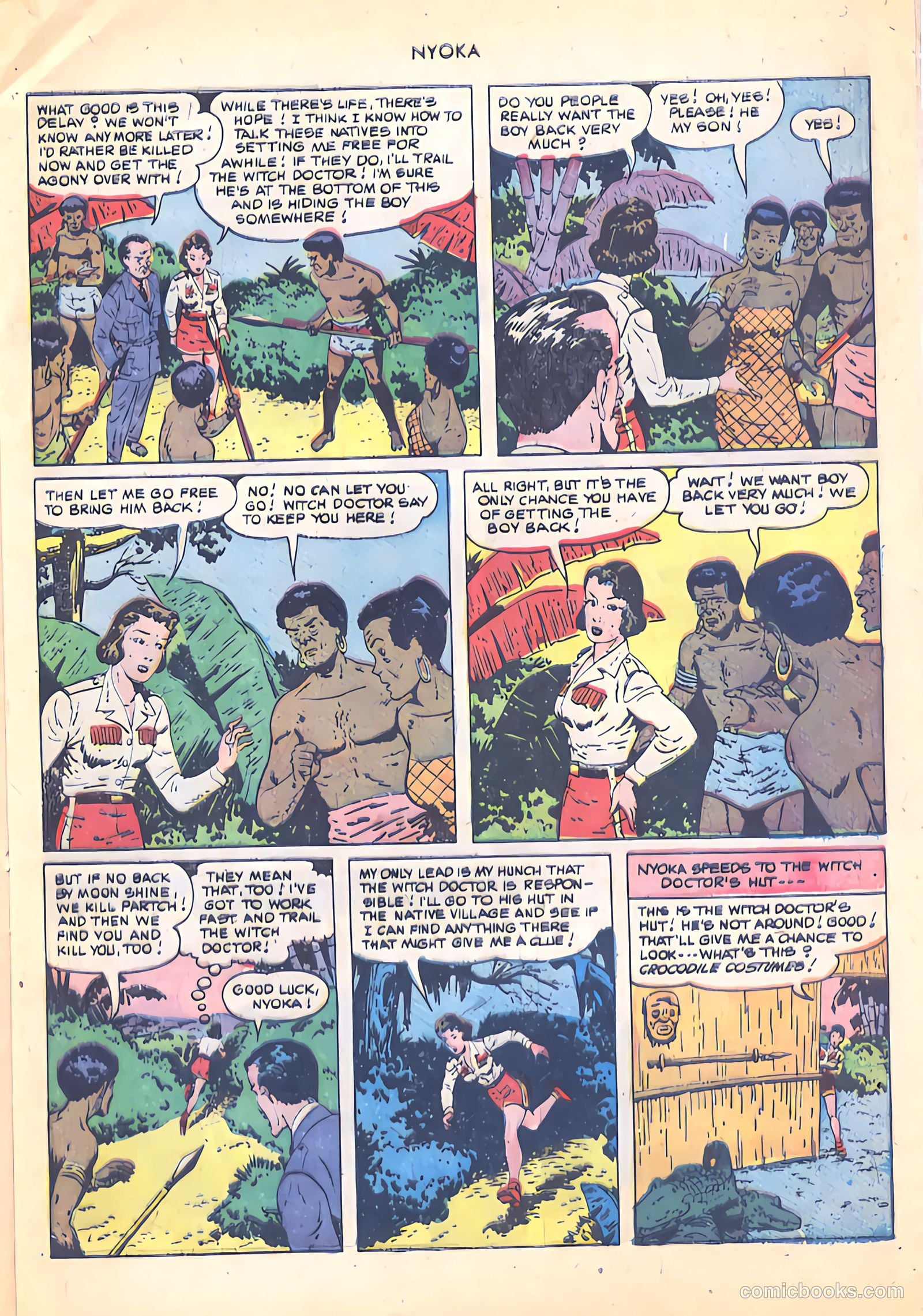 Nyoka the Jungle Girl #51 (1950) — page 21 of 52