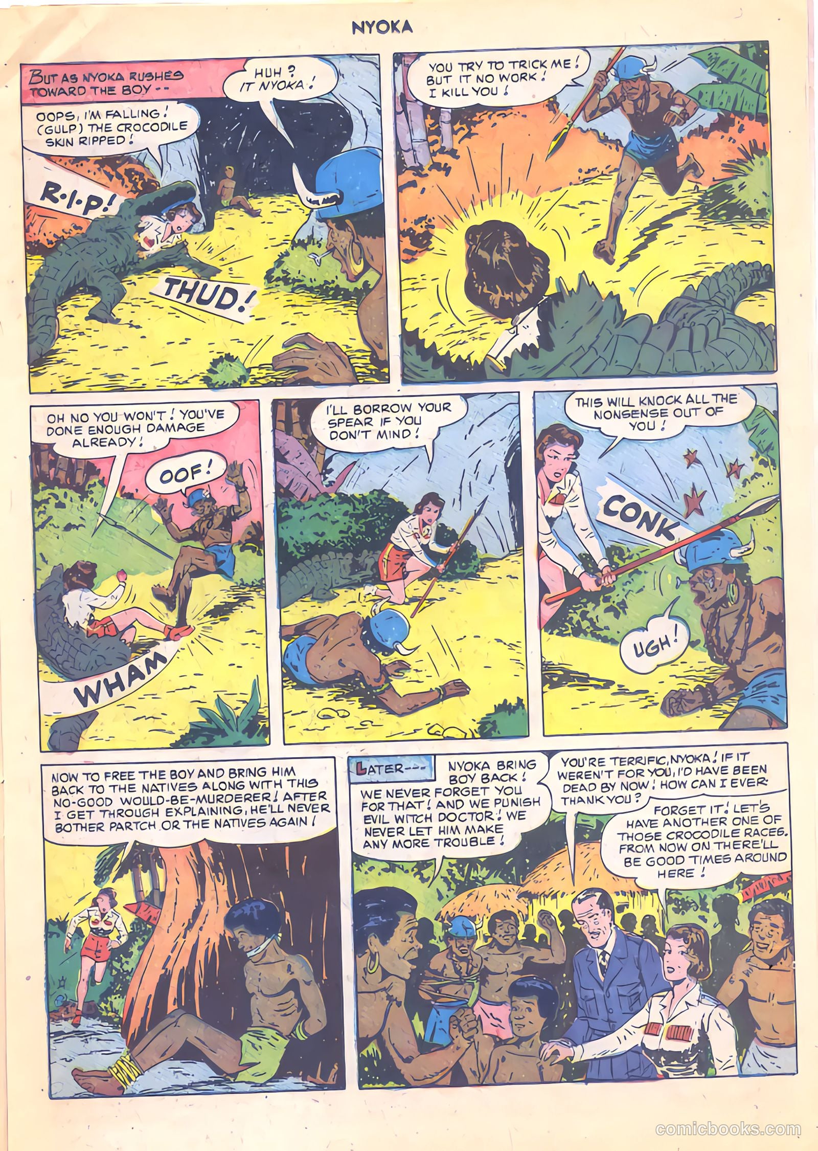 Nyoka the Jungle Girl #51 (1950) — page 23 of 52