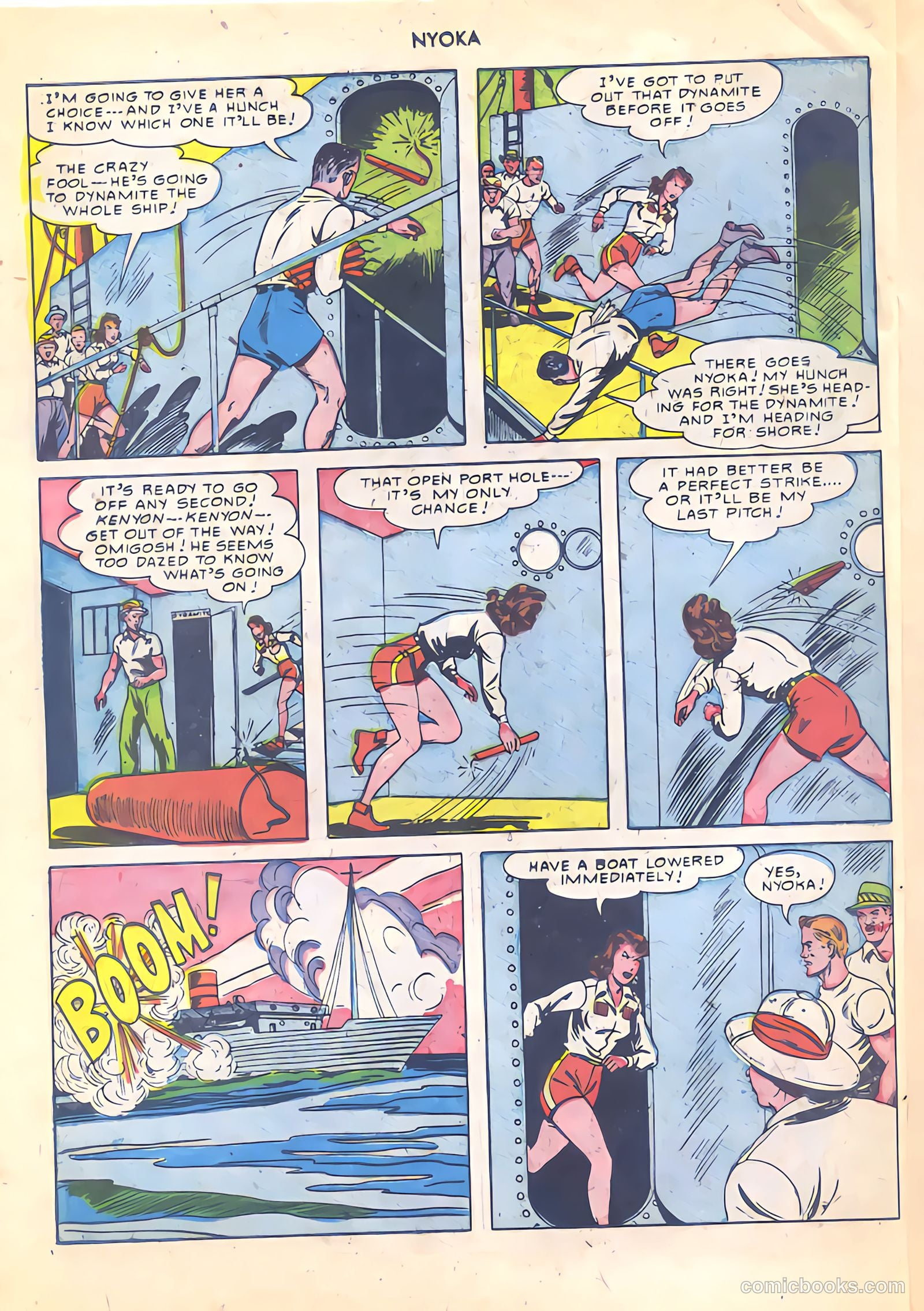 Nyoka the Jungle Girl #51 (1950) — page 30 of 52
