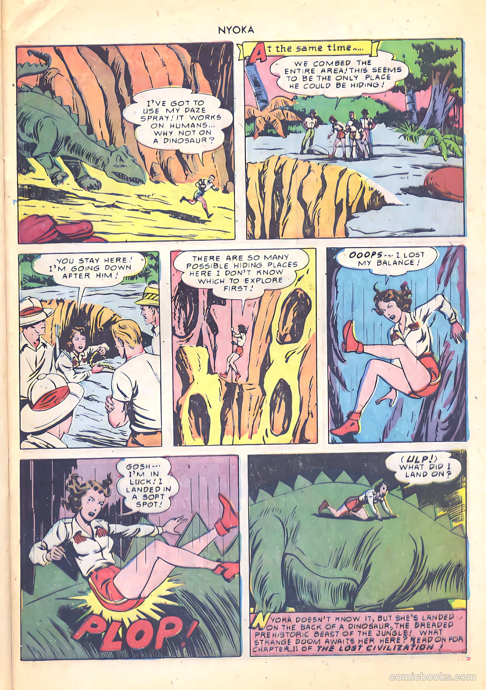 Nyoka the Jungle Girl #51 (1950) — page 33 of 52