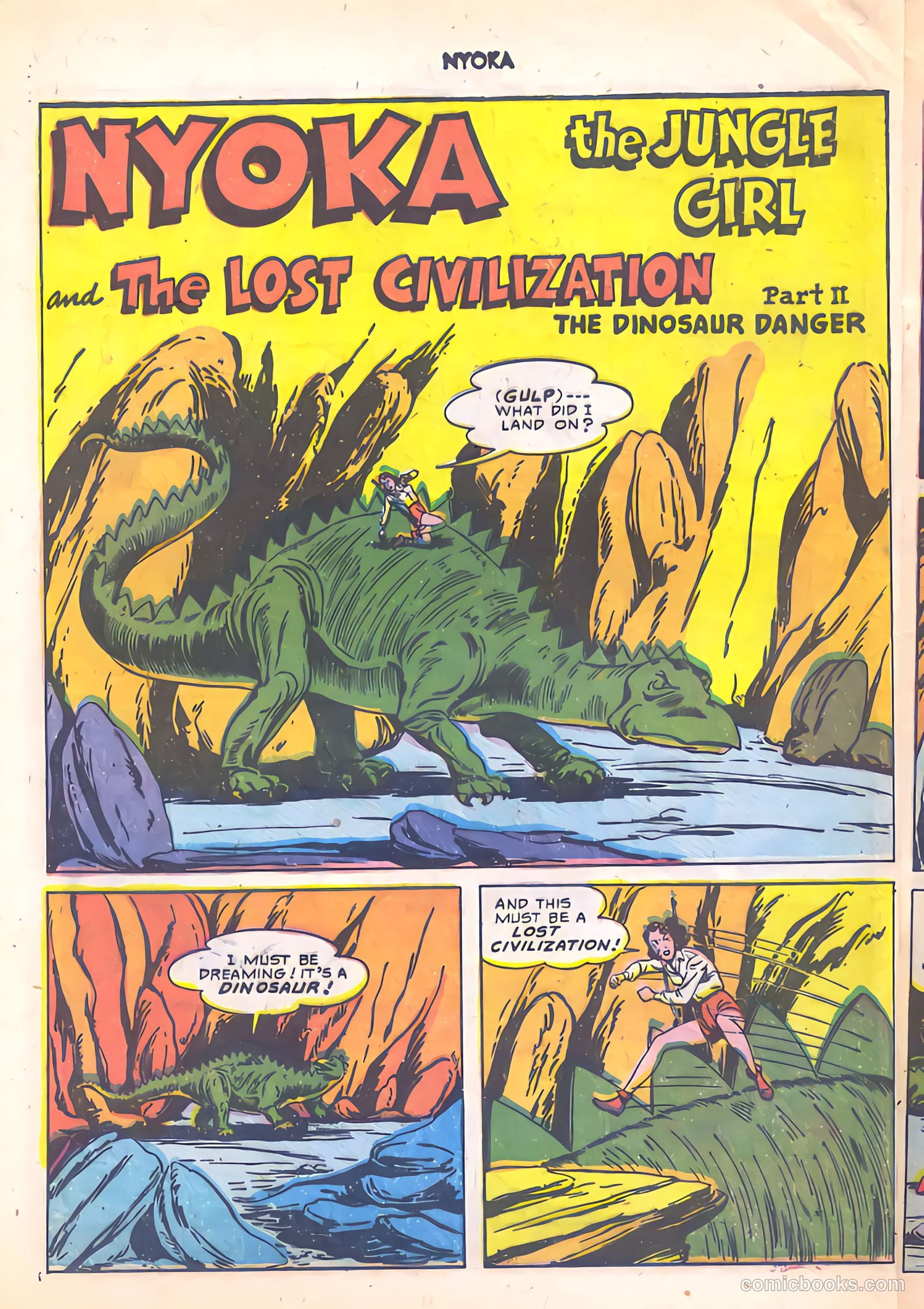 Nyoka the Jungle Girl #51 (1950) — page 36 of 52