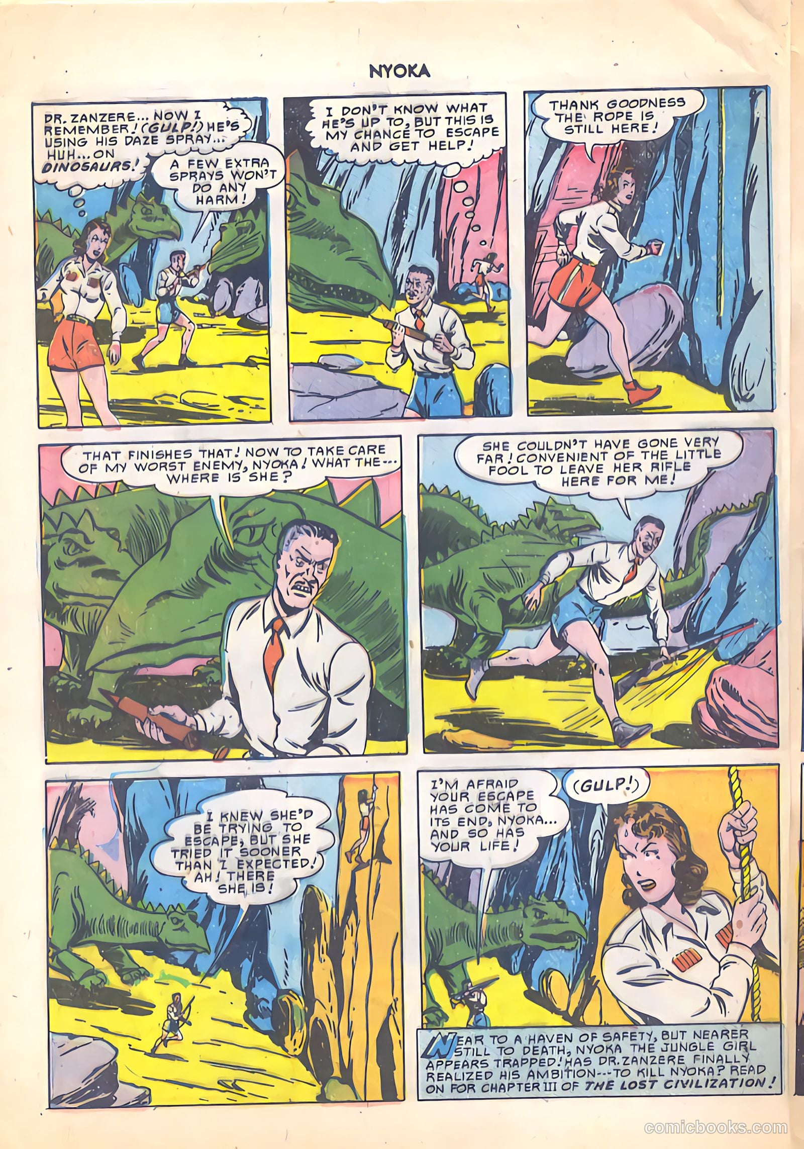 Nyoka the Jungle Girl #51 (1950) — page 40 of 52