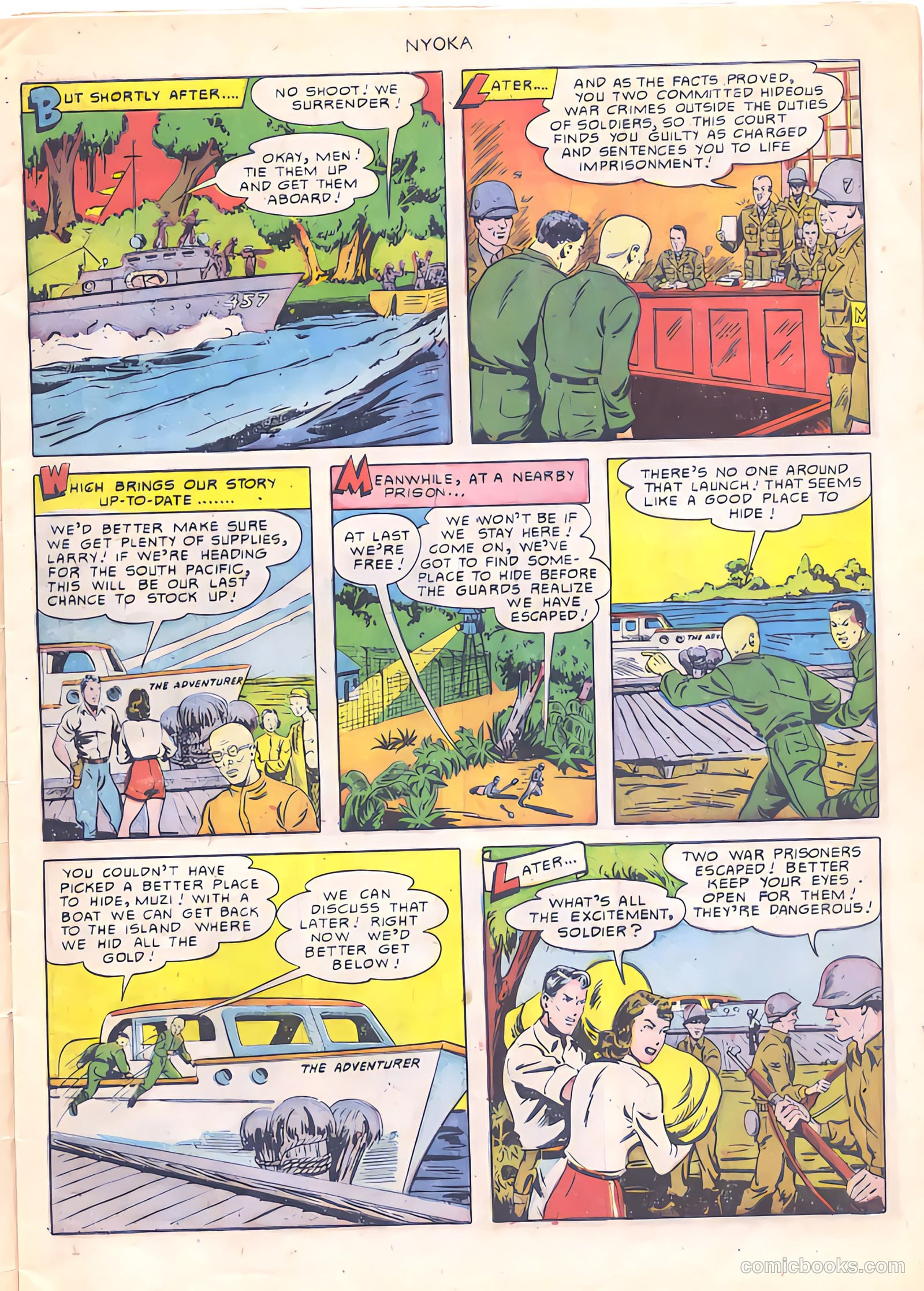 Nyoka the Jungle Girl #52 (1951) — page 5 of 36