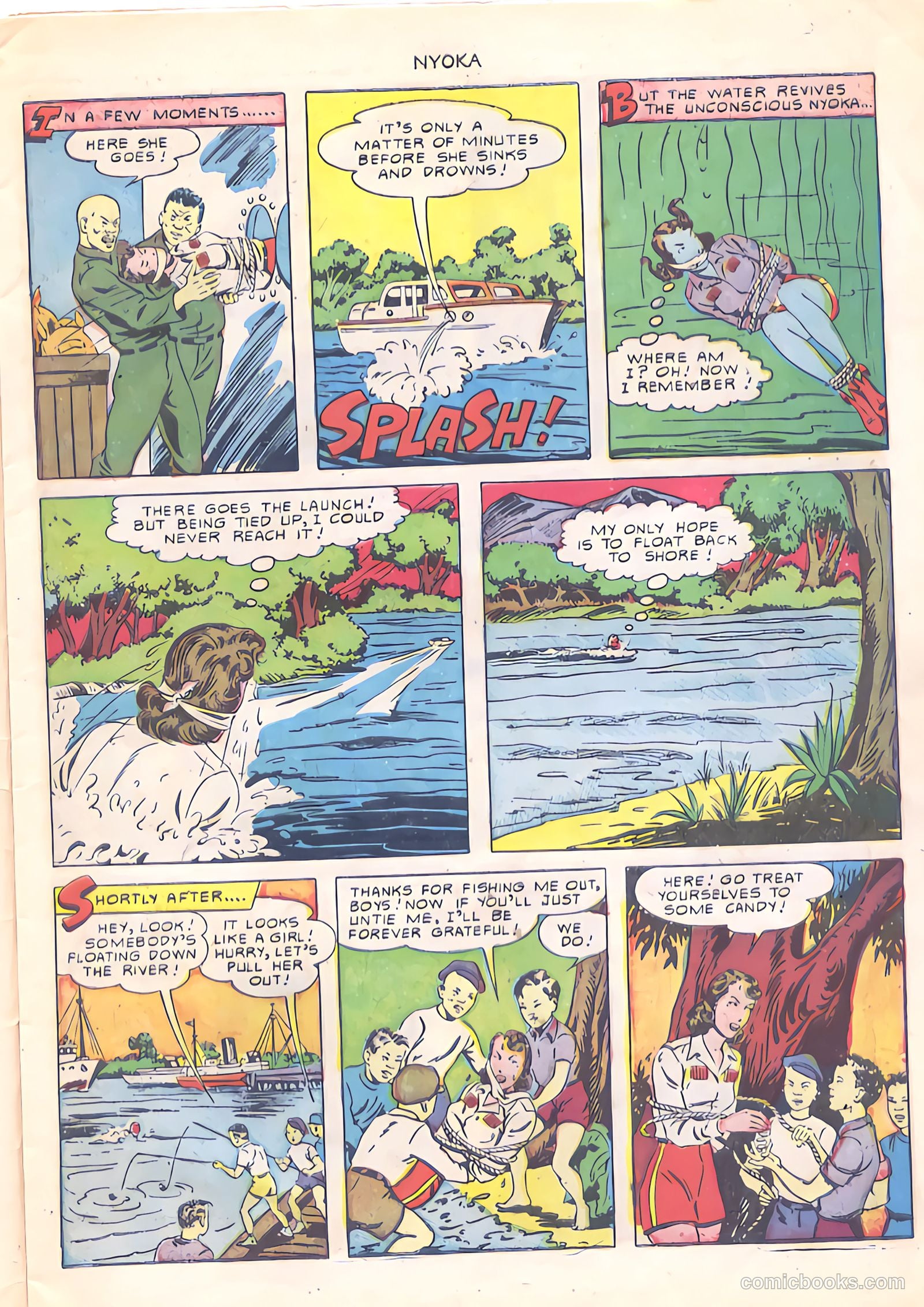 Nyoka the Jungle Girl #52 (1951) — page 7 of 36