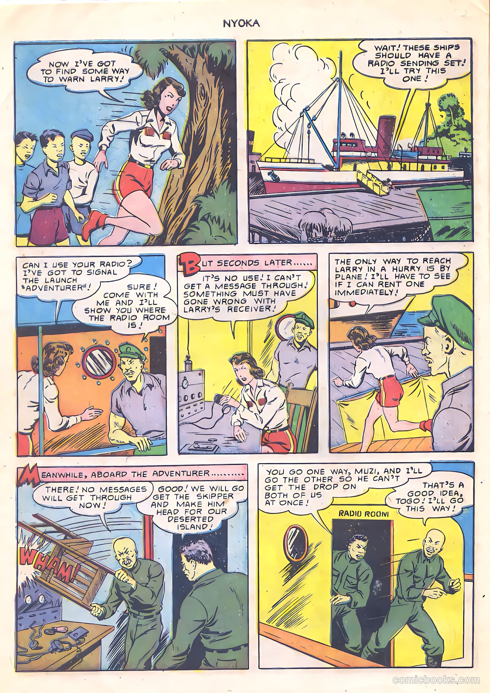 Nyoka the Jungle Girl #52 (1951) — page 8 of 36