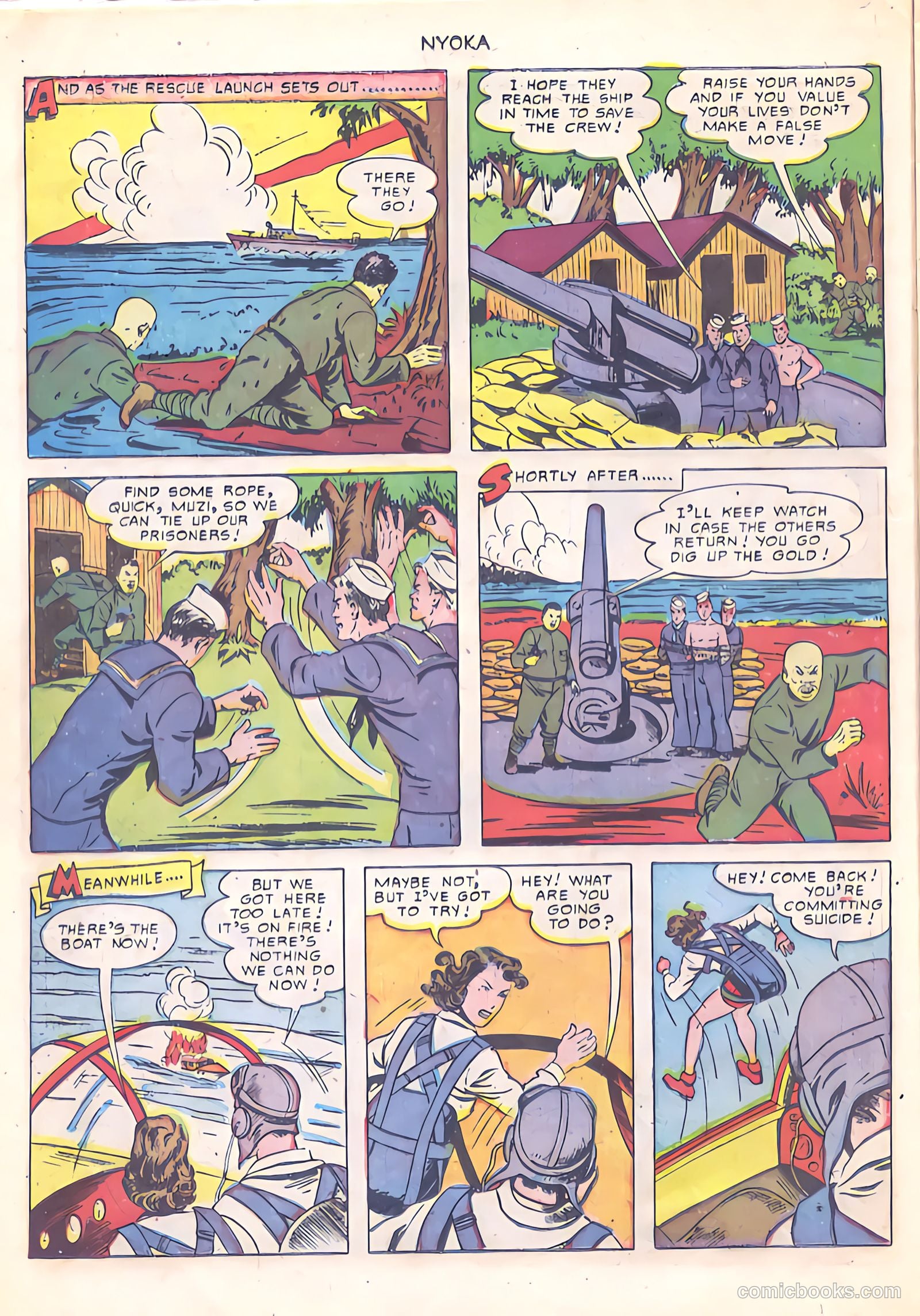 Nyoka the Jungle Girl #52 (1951) — page 14 of 36