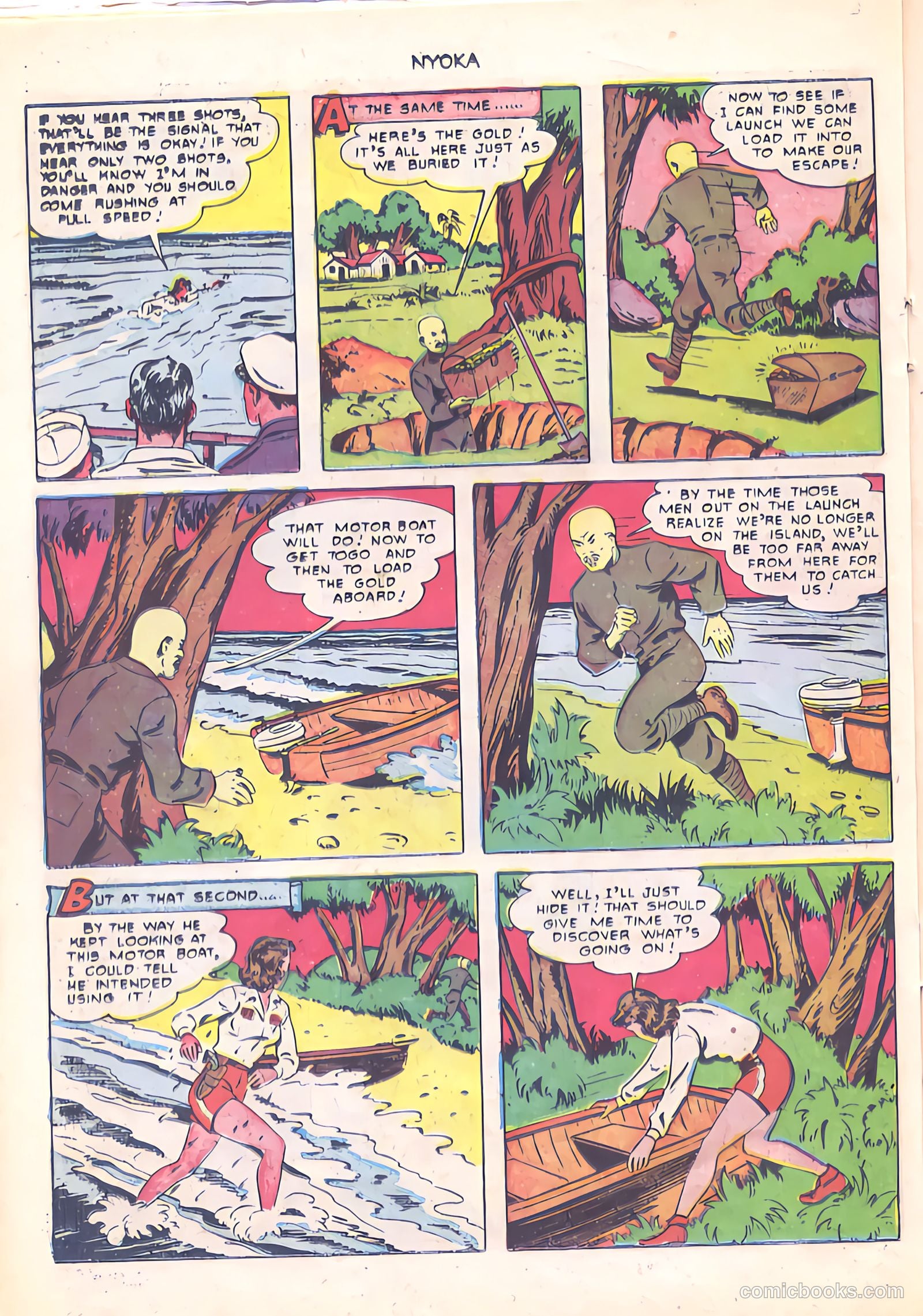 Nyoka the Jungle Girl #52 (1951) — page 22 of 36