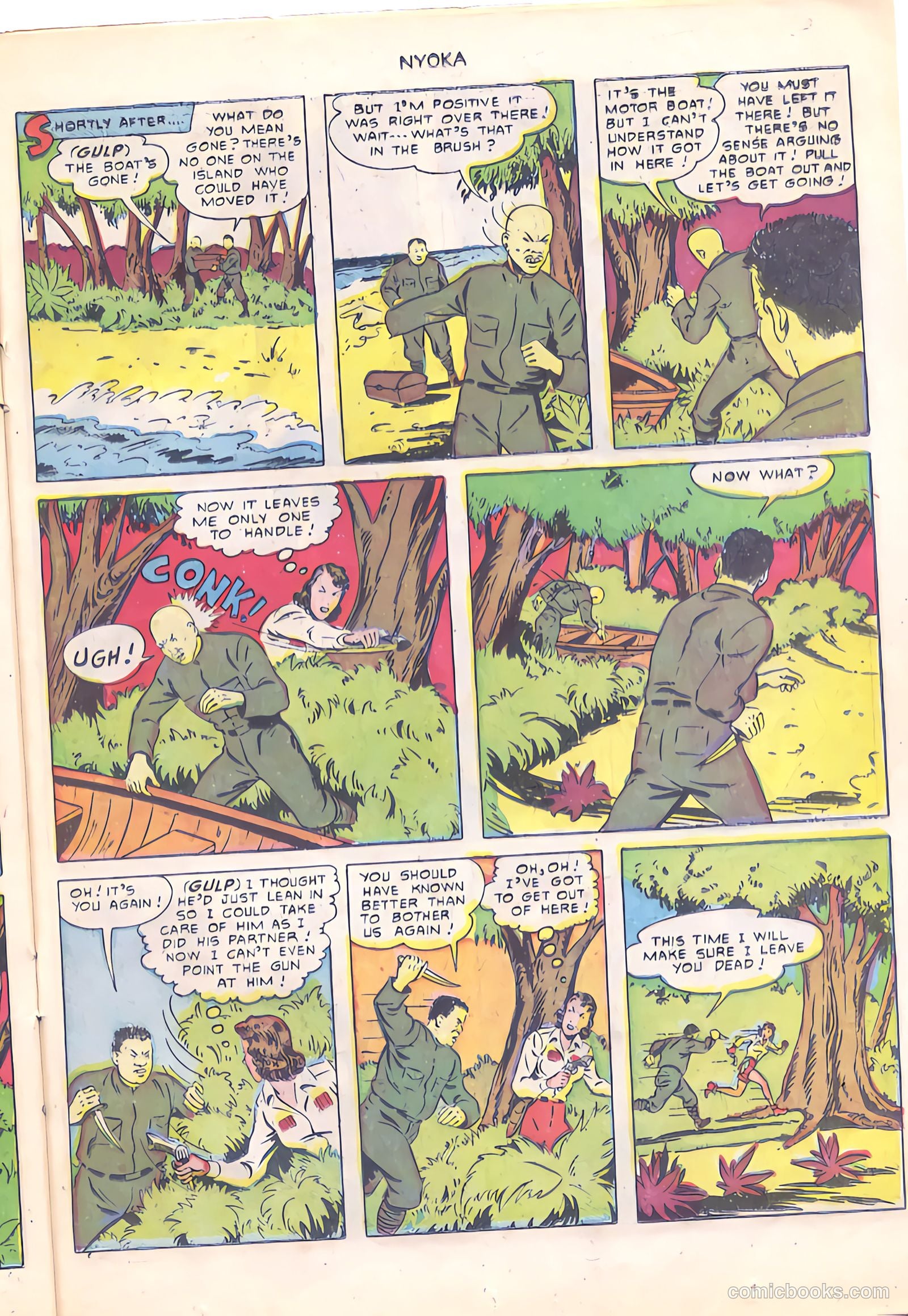 Nyoka the Jungle Girl #52 (1951) — page 23 of 36