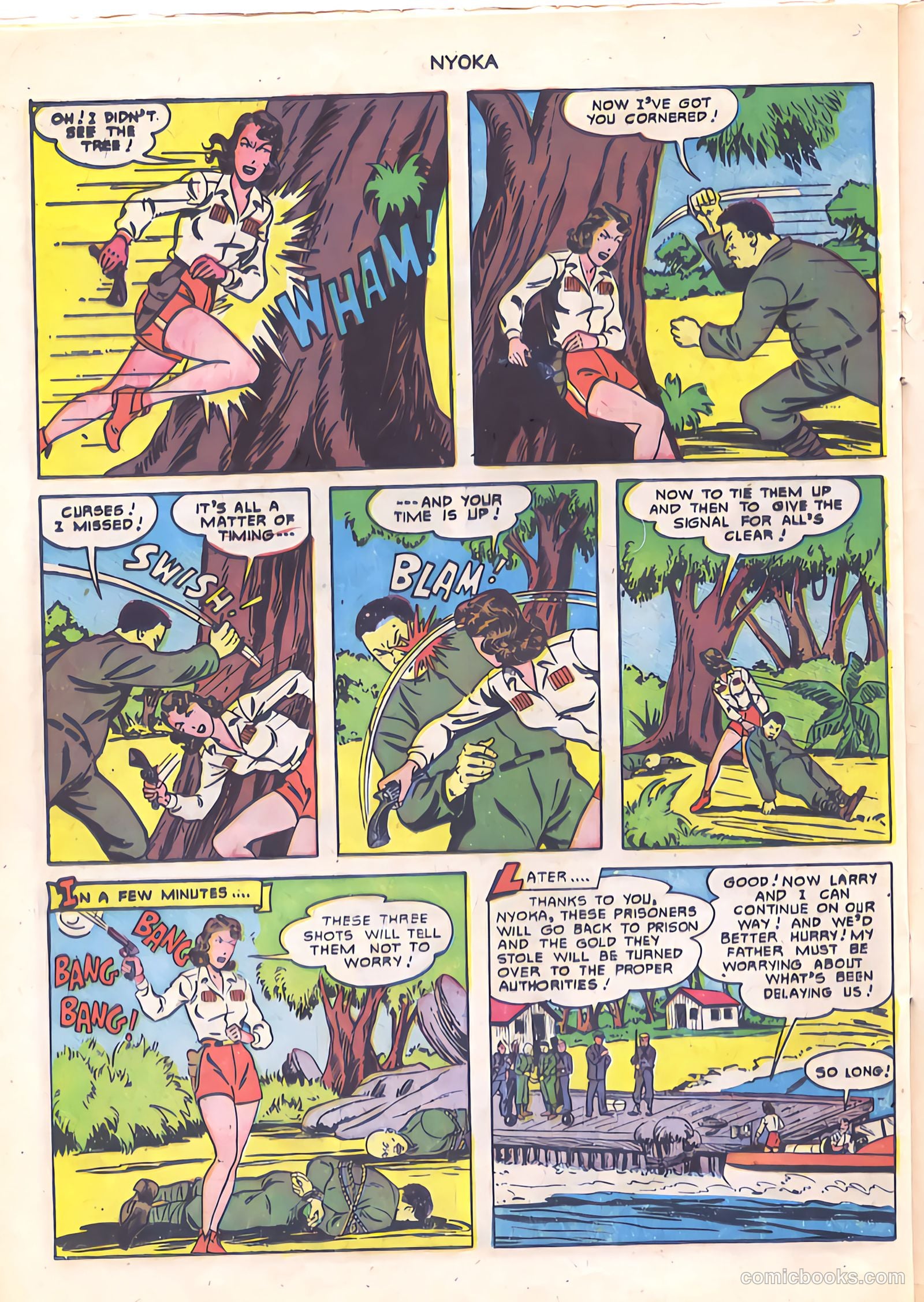 Nyoka the Jungle Girl #52 (1951) — page 24 of 36