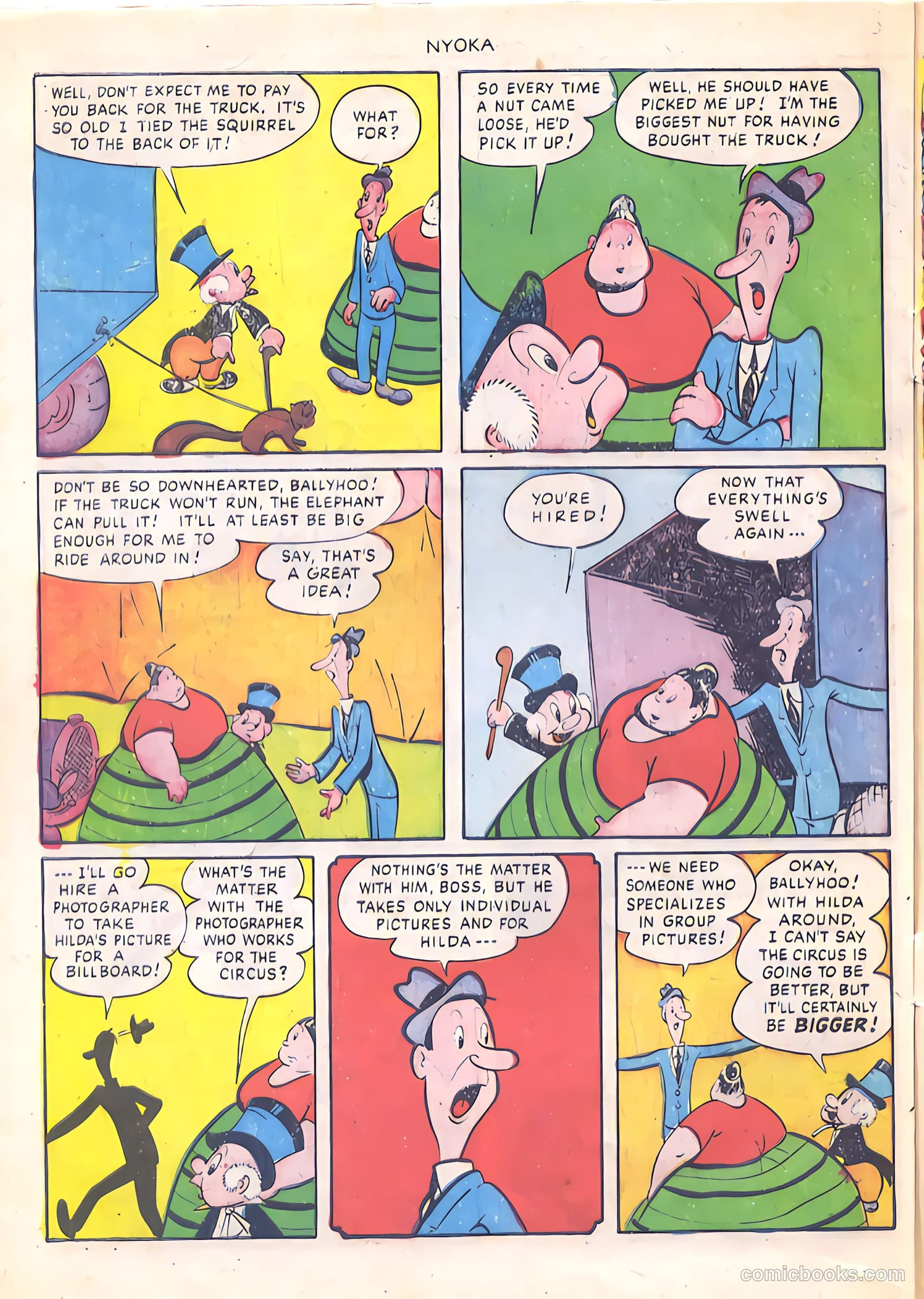 Nyoka the Jungle Girl #52 (1951) — page 32 of 36