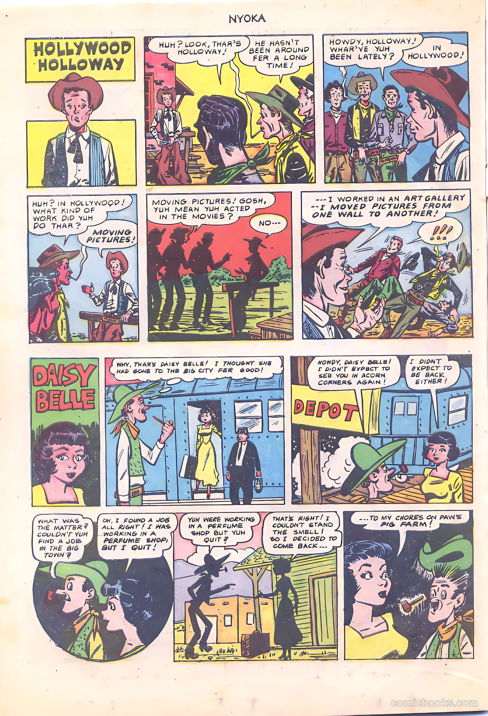 Nyoka the Jungle Girl #52 (1951) — page 34 of 36