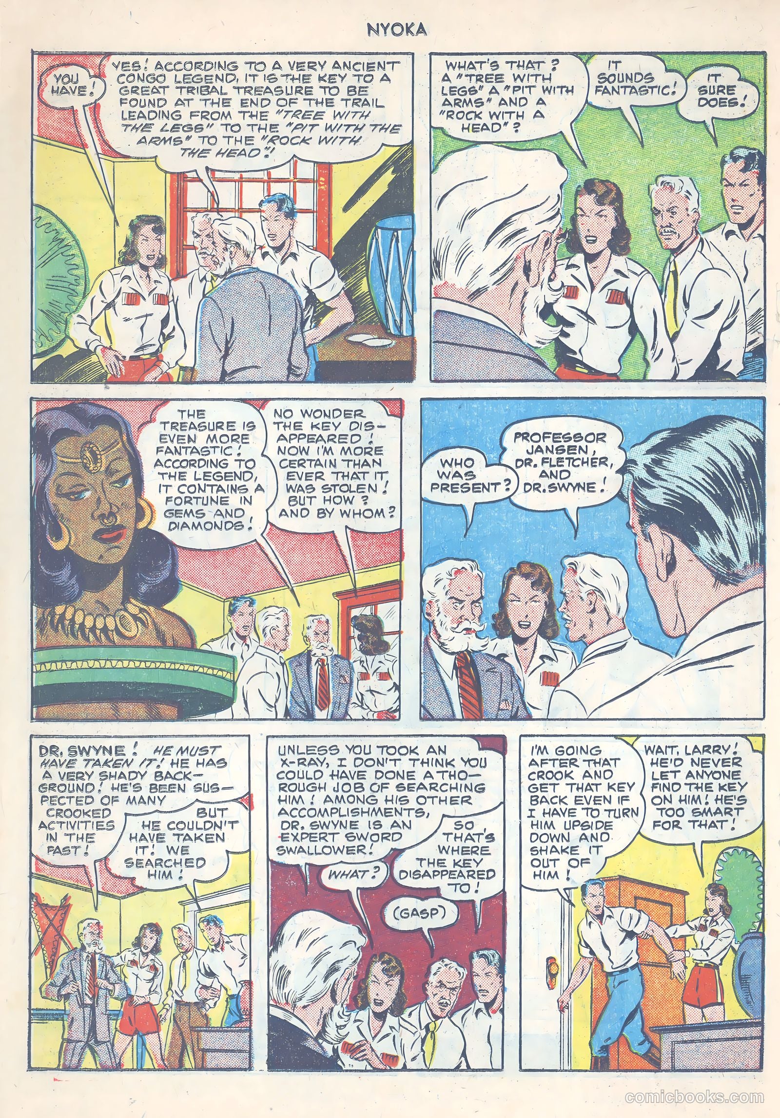 Nyoka the Jungle Girl #53 (1951) — page 30 of 52