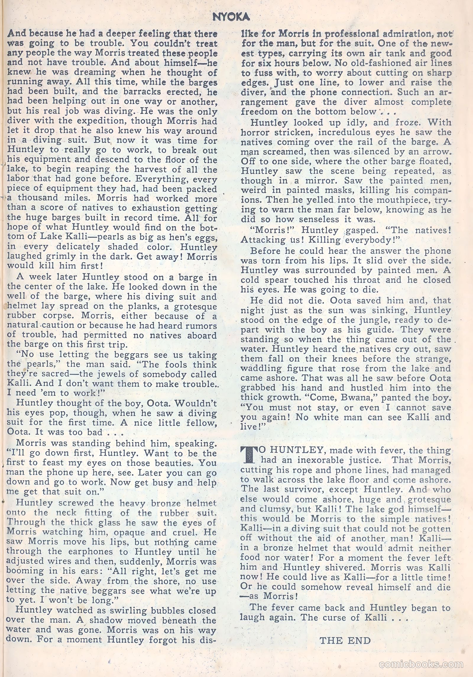 Nyoka the Jungle Girl #53 (1951) — page 35 of 52