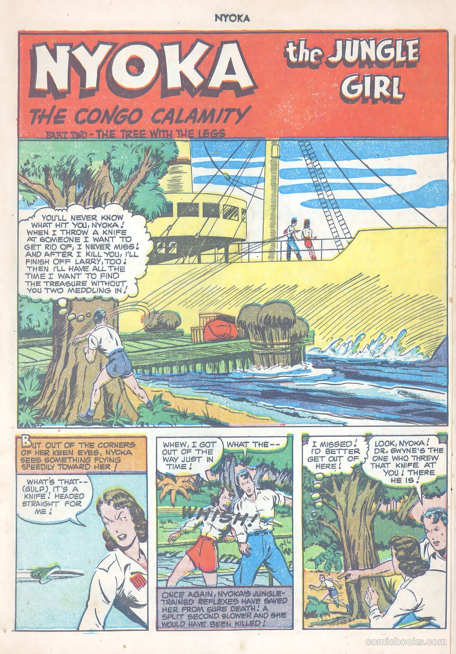 Nyoka the Jungle Girl #53 (1951) — page 36 of 52
