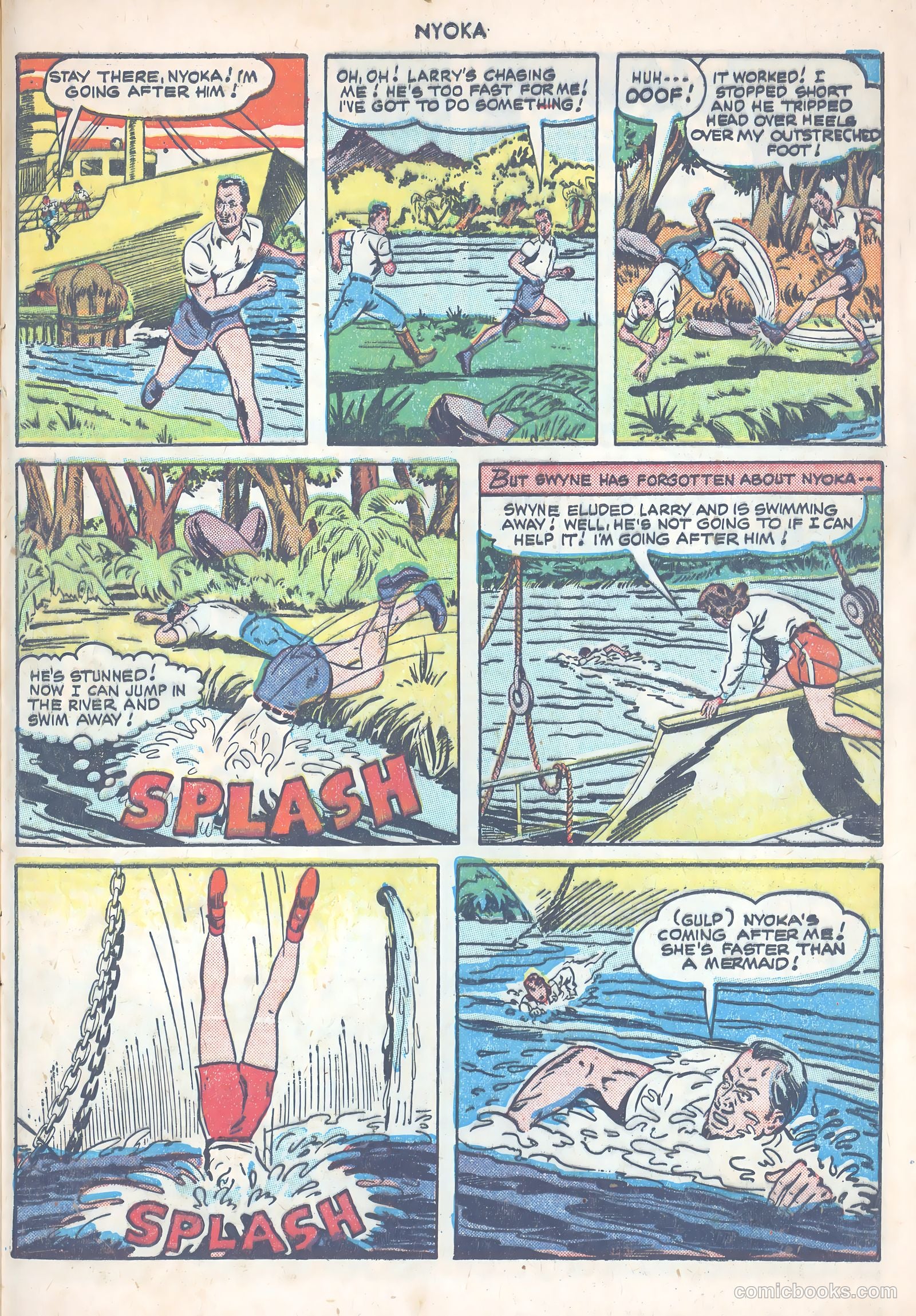 Nyoka the Jungle Girl #53 (1951) — page 37 of 52