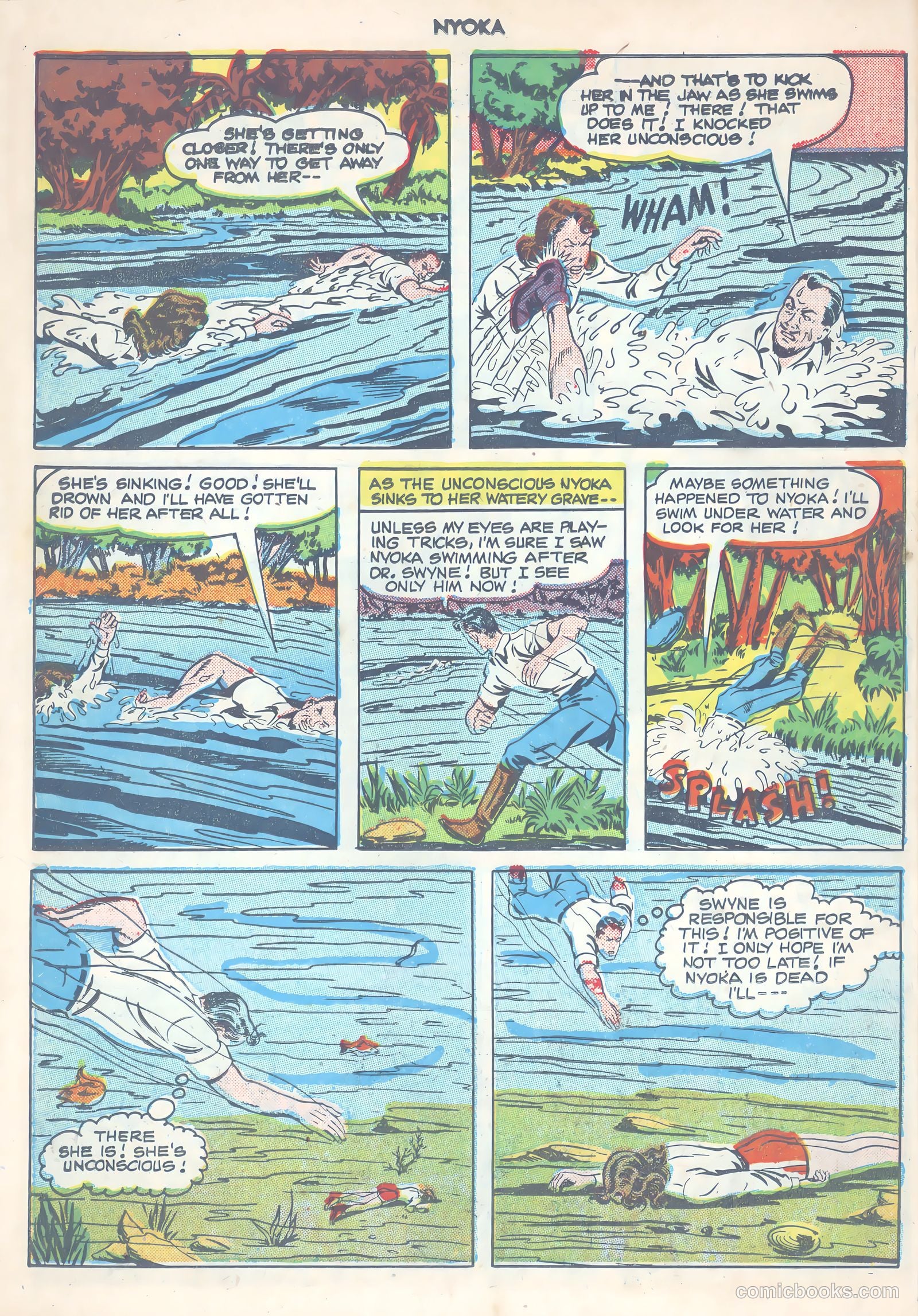 Nyoka the Jungle Girl #53 (1951) — page 38 of 52