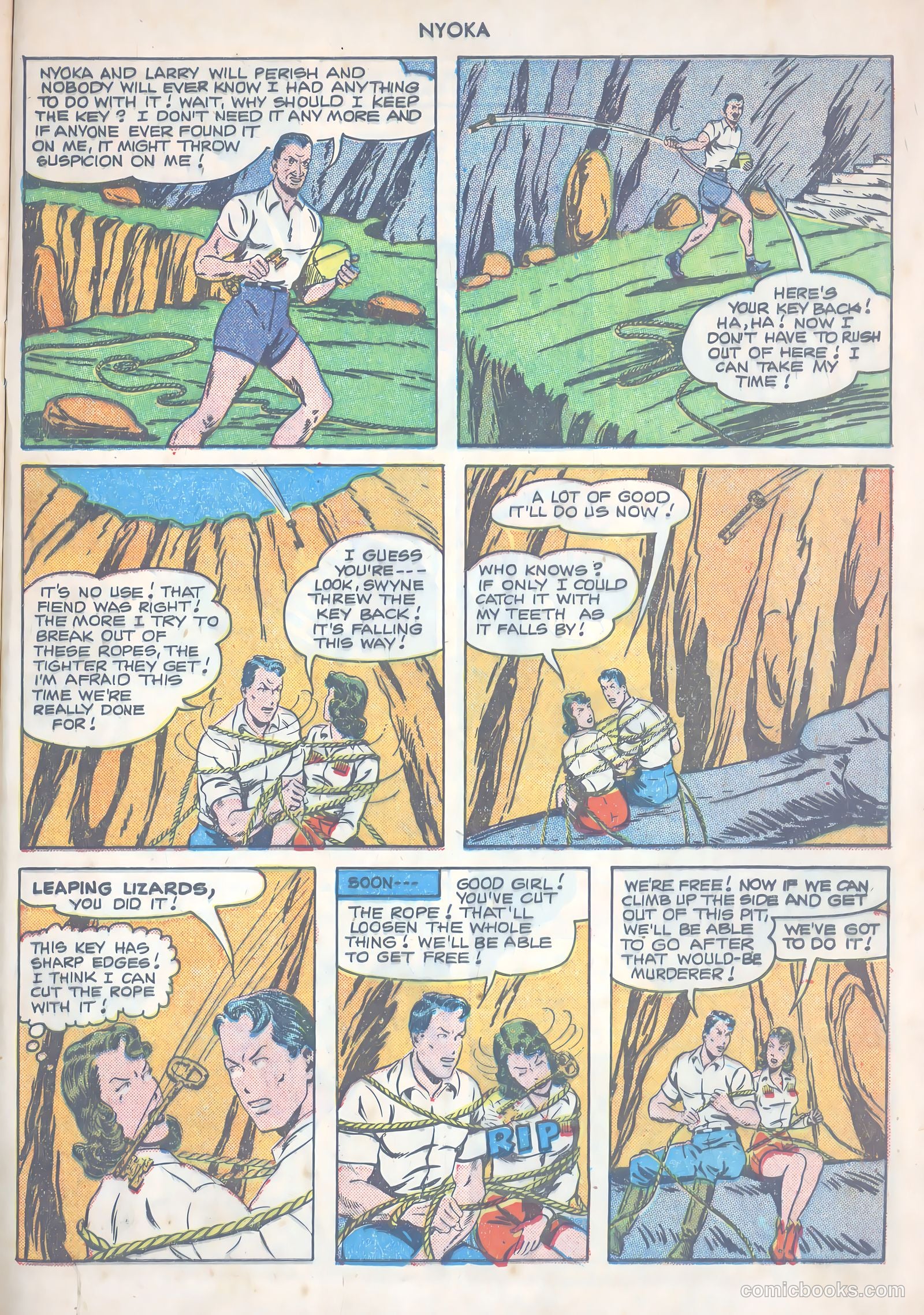 Nyoka the Jungle Girl #53 (1951) — page 49 of 52