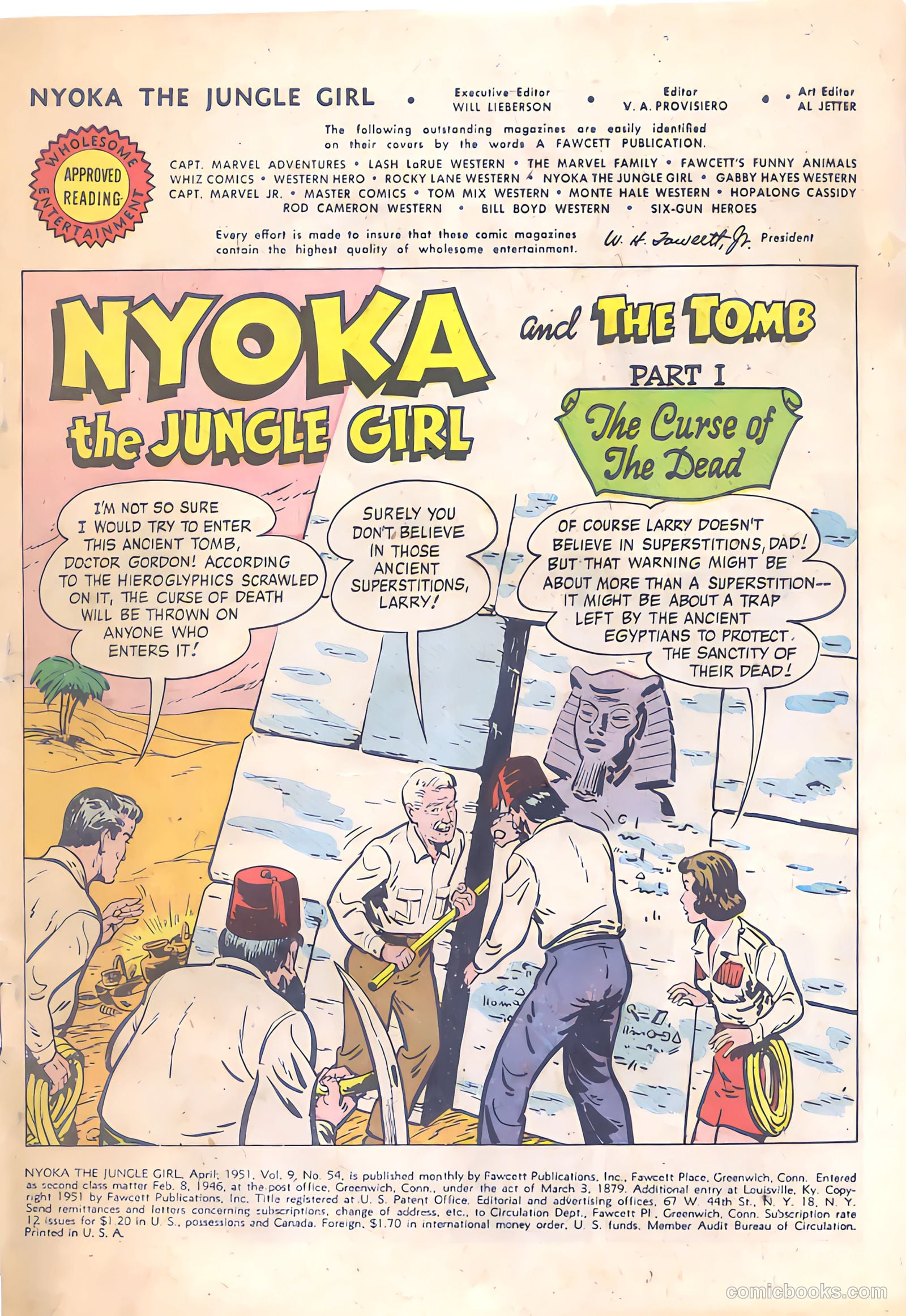 Nyoka the Jungle Girl #54 (1951) — page 3 of 52