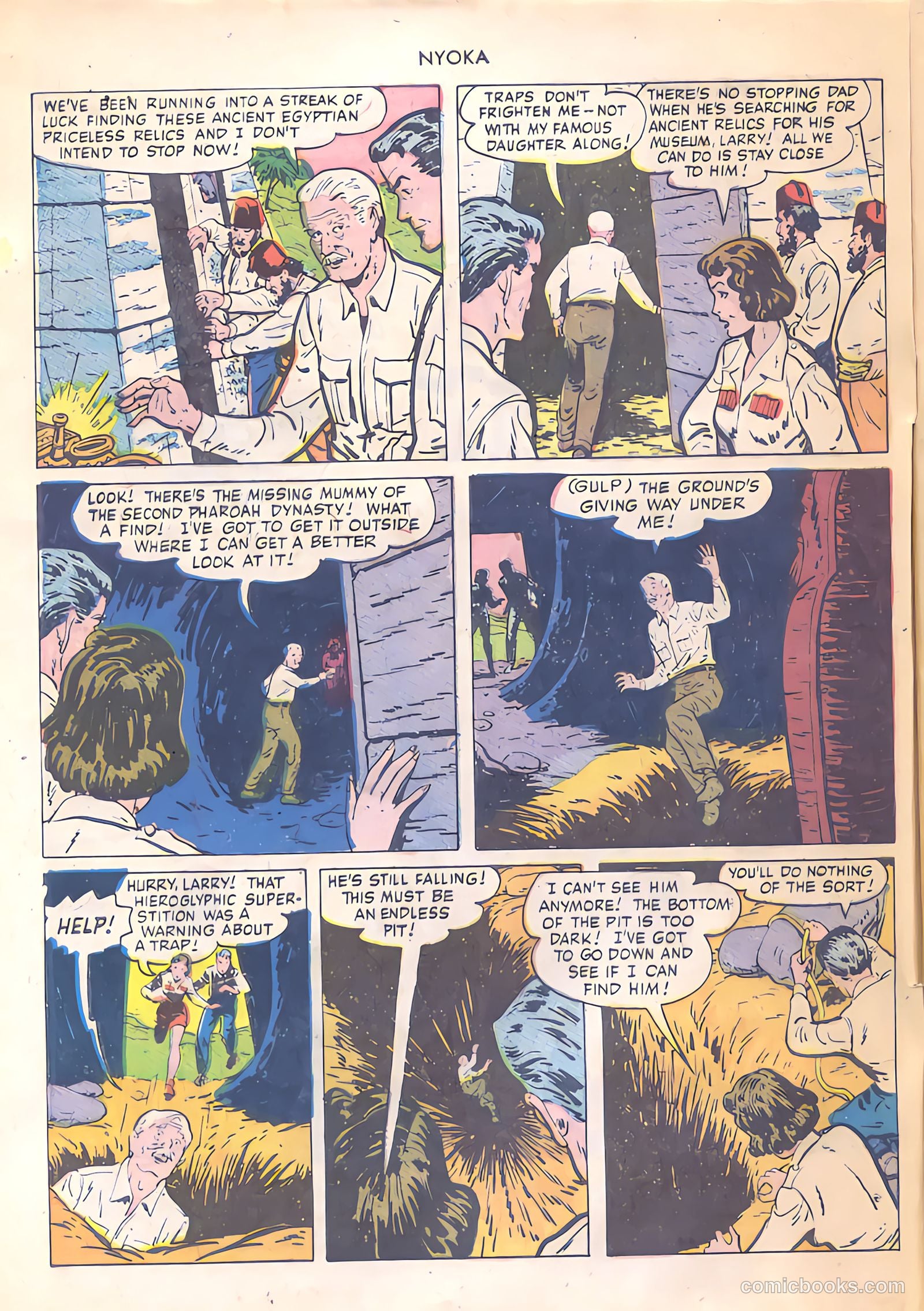 Nyoka the Jungle Girl #54 (1951) — page 4 of 52