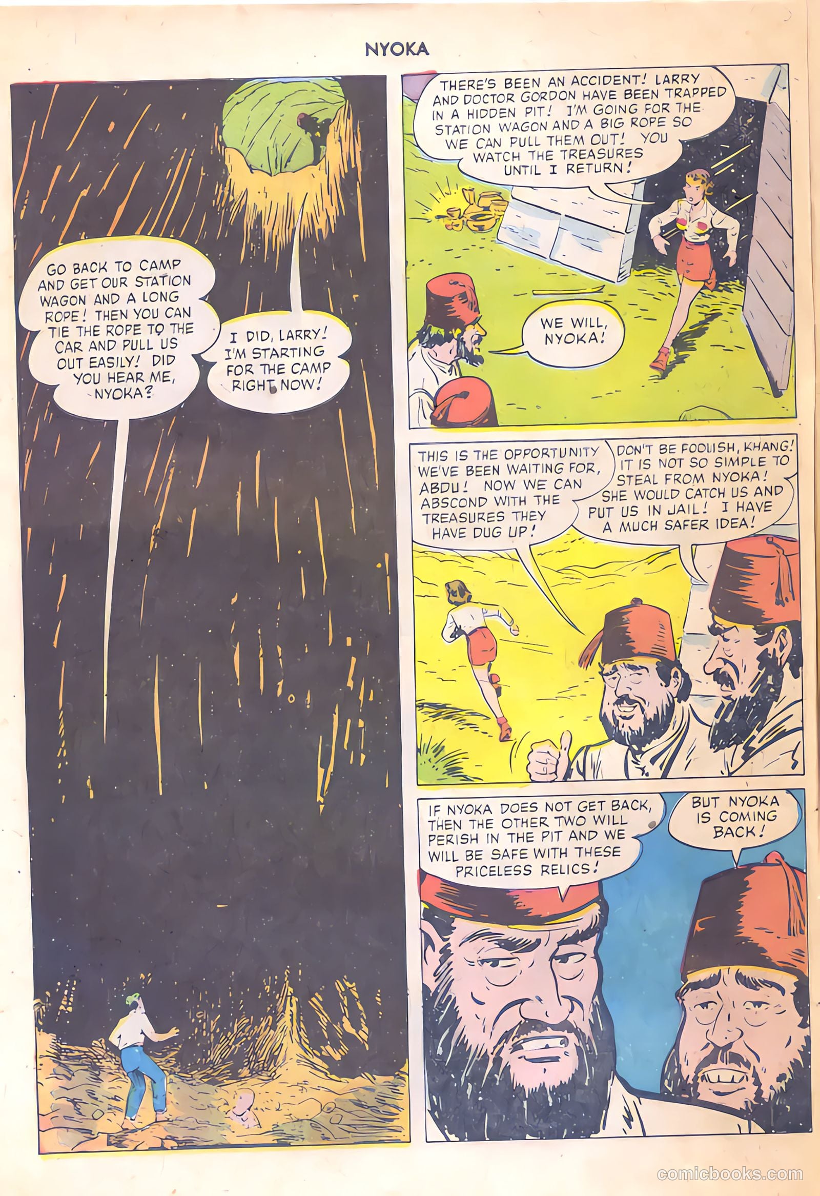 Nyoka the Jungle Girl #54 (1951) — page 6 of 52