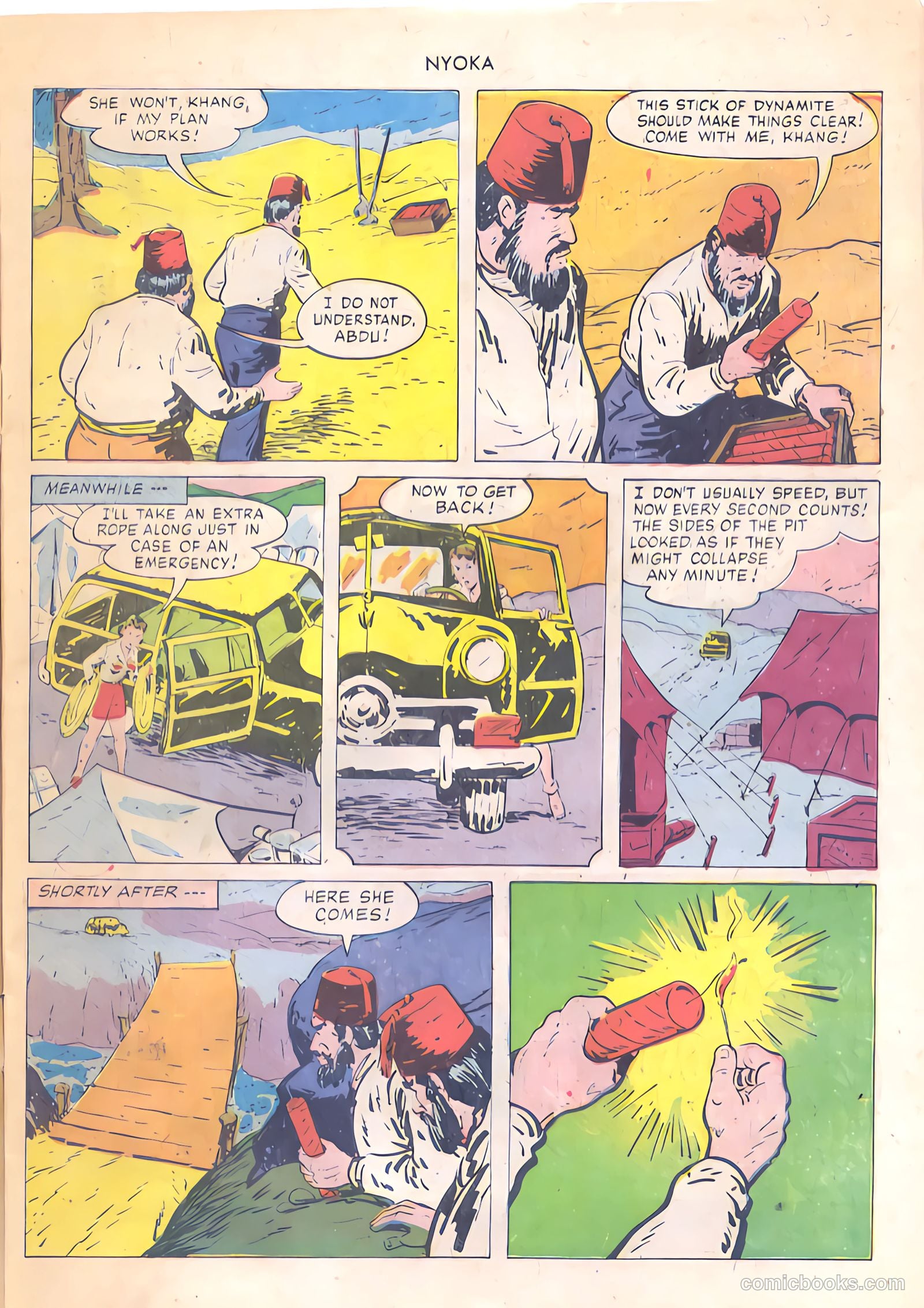 Nyoka the Jungle Girl #54 (1951) — page 7 of 52