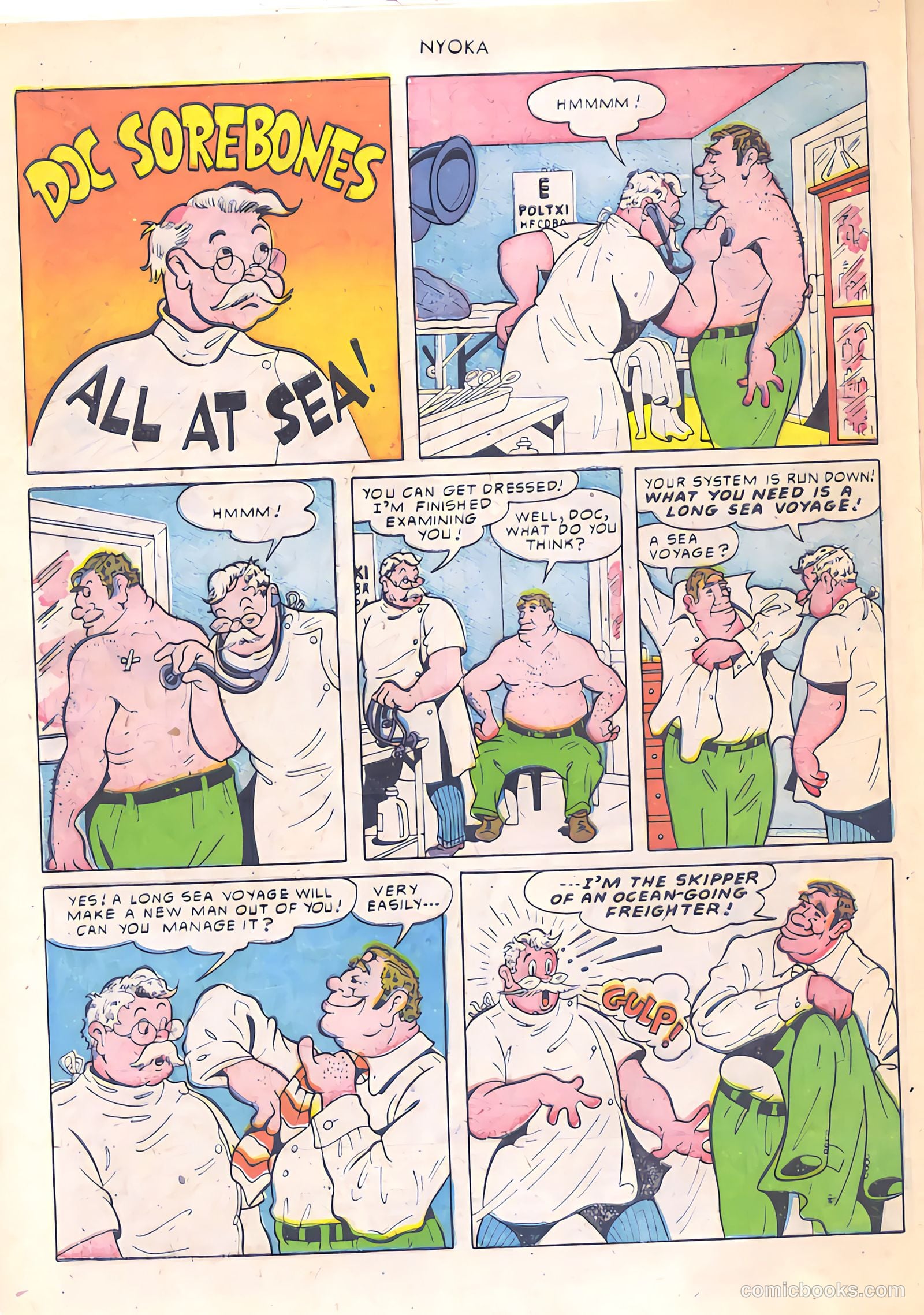 Nyoka the Jungle Girl #54 (1951) — page 32 of 52
