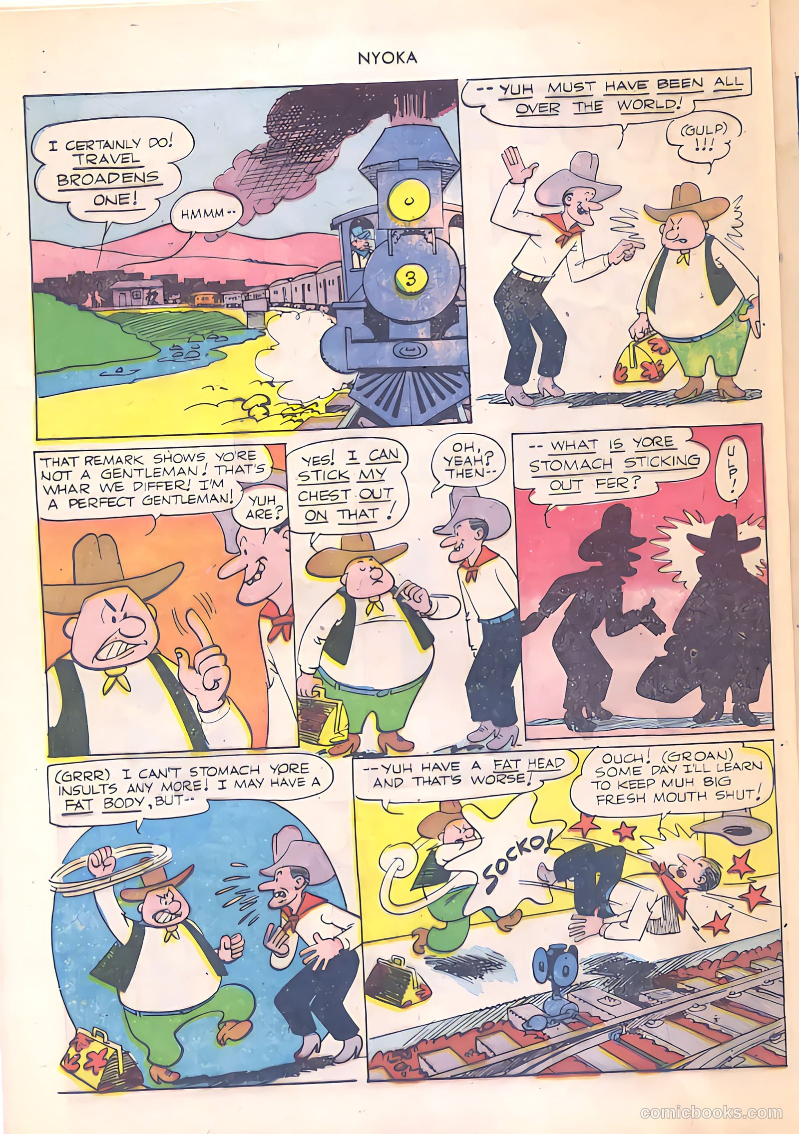 Nyoka the Jungle Girl #54 (1951) — page 36 of 52