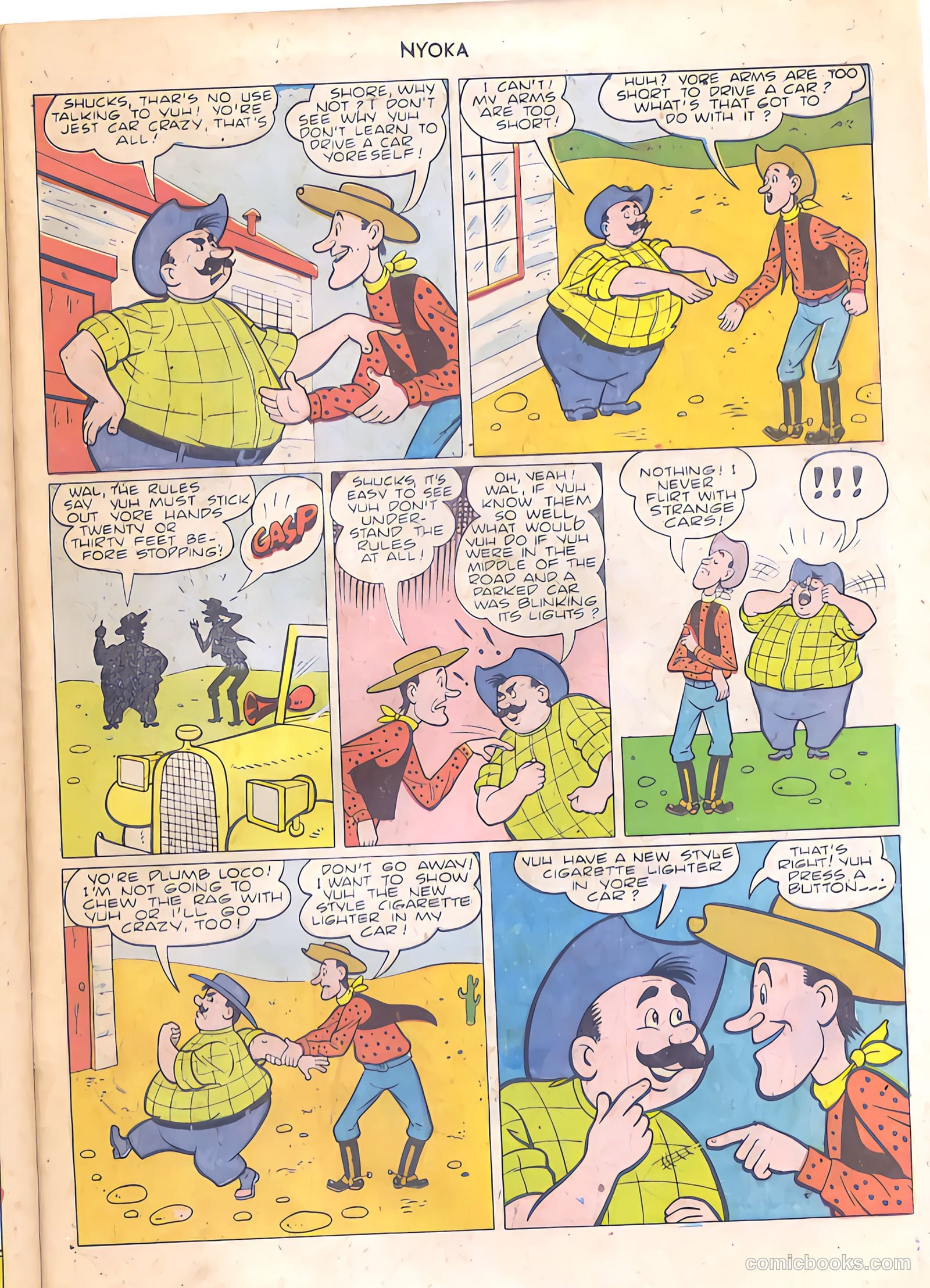 Nyoka the Jungle Girl #54 (1951) — page 43 of 52