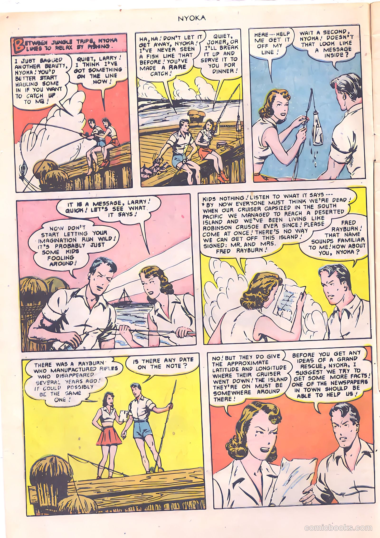 Nyoka the Jungle Girl #55 (1951) — page 4 of 36